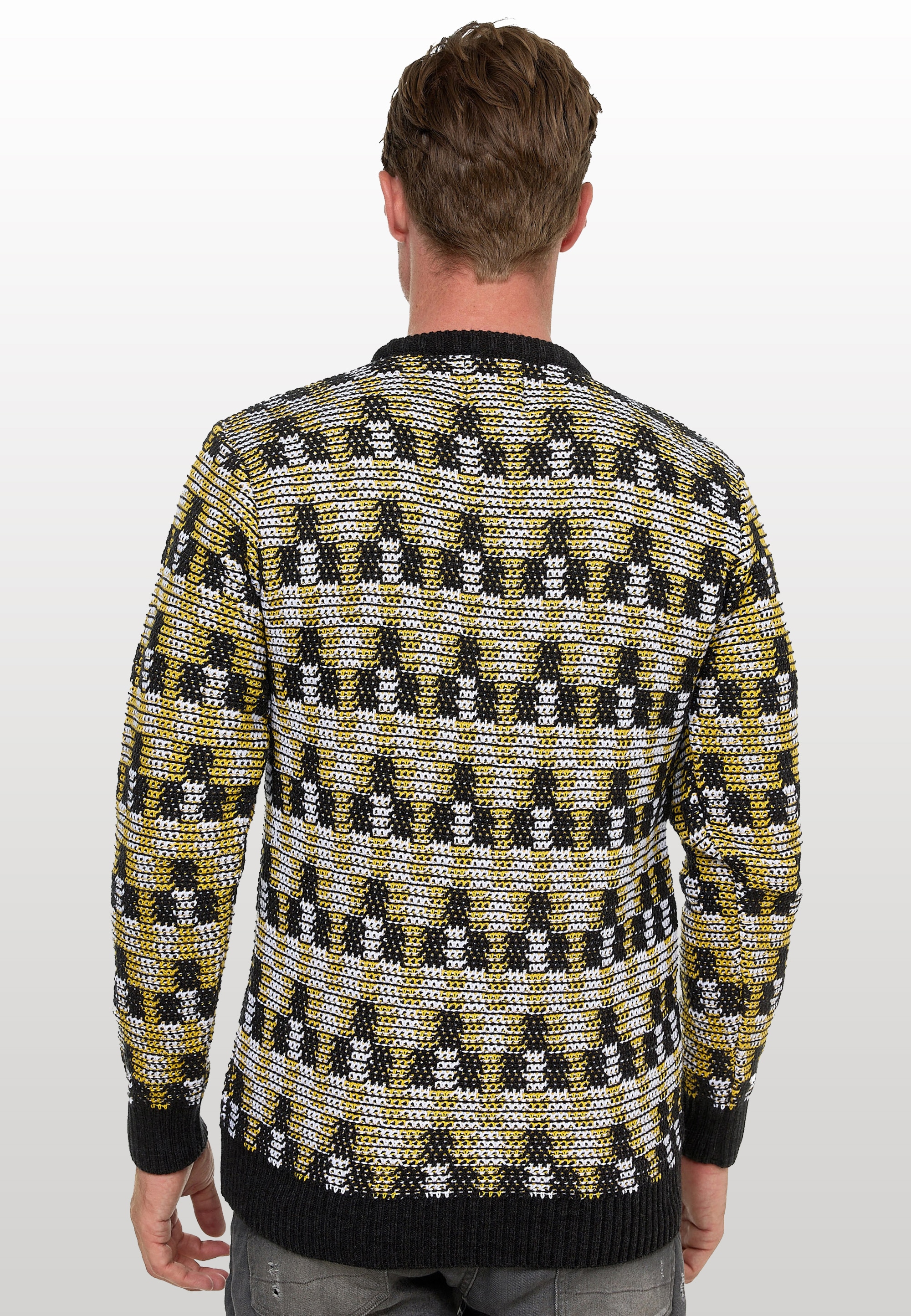 Rusty Neal Strickpullover, mit schöner Musterung