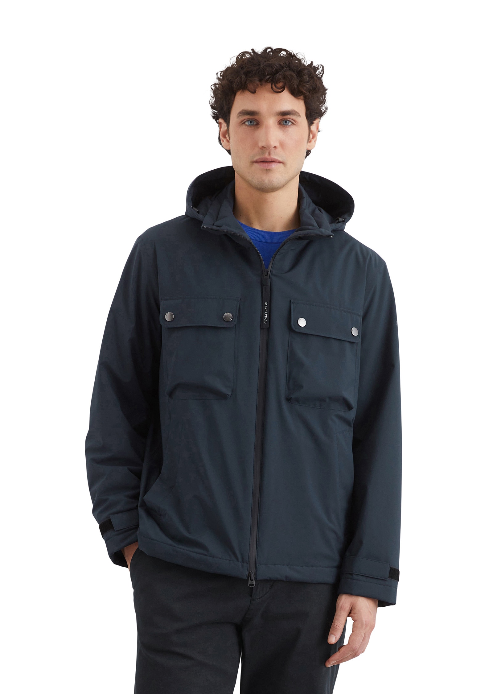 Marc O'Polo Outdoorjacke »mit nuimamas Kapuze«