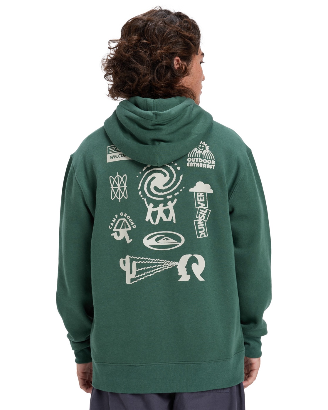 Quiksilver Kapuzensweatshirt »Salt Water Graphic«
