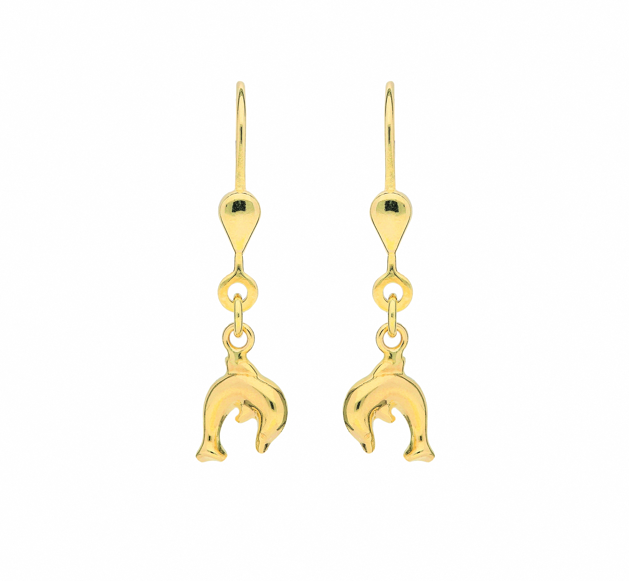 Adelia´s Paar Ohrhänger »Damen kaufen Ohrhänger 333 Goldschmuck Ohrringe Damen Gold BAUR / | Goldschmuck 333 für Delphin«, Gold 1 Paar
