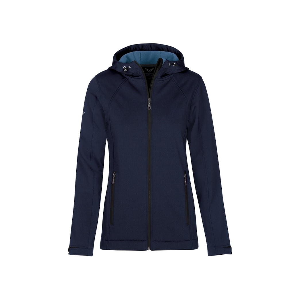 Trigema Softshelljacke »TRIGEMA Taillierte Softshell–Kapuzenjacke«, (1 St.)