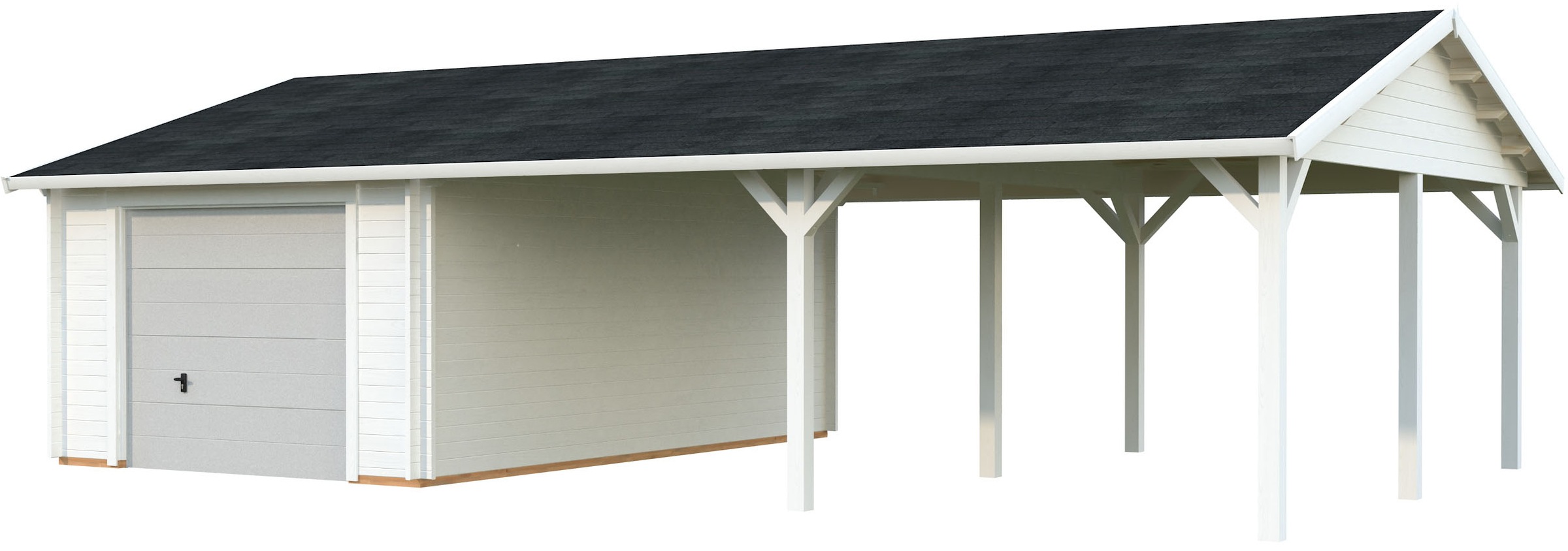 Palmako Garage "Roger, mit Sektionaltor" BxTxH: 1006x619x316 cm