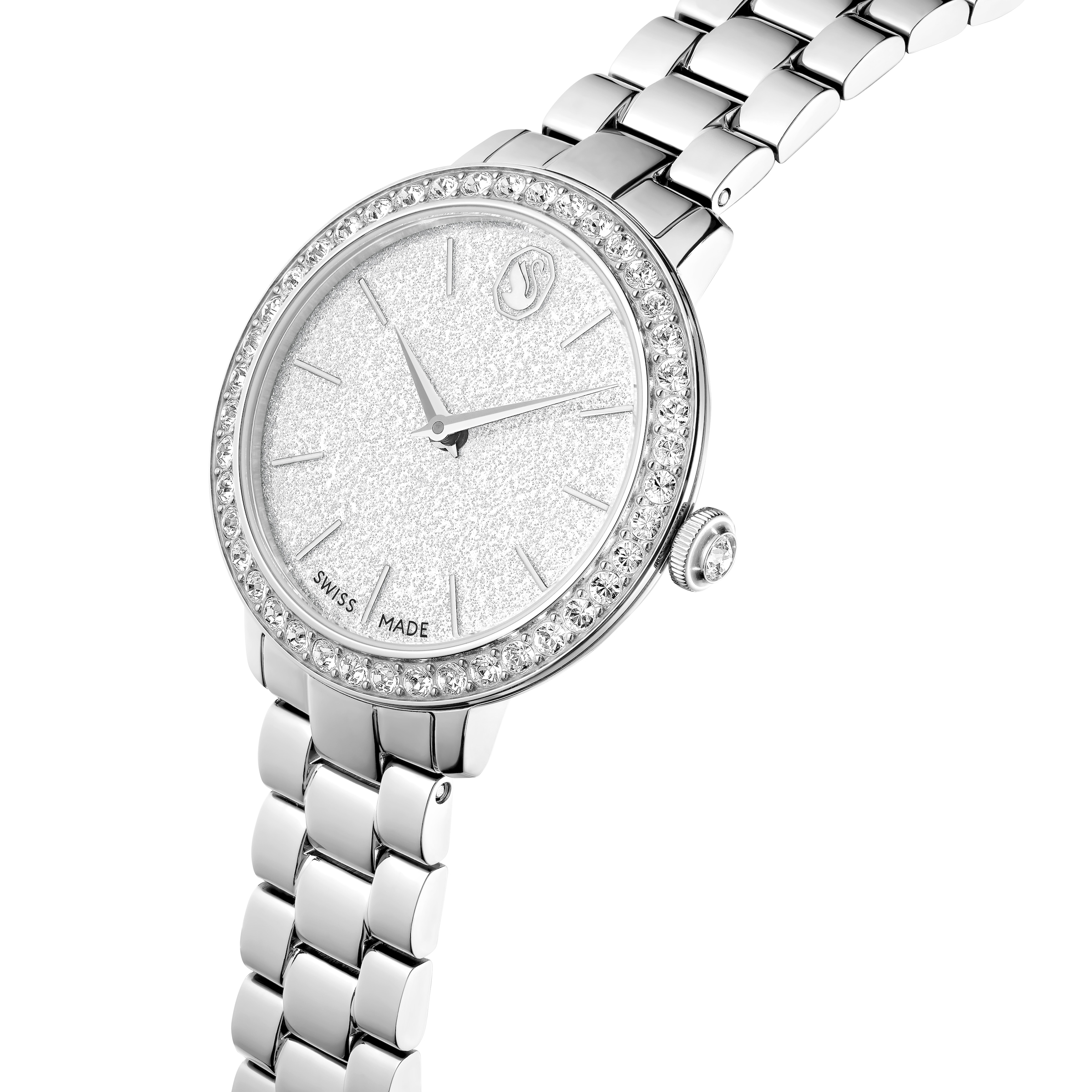 Swarovski Quarzuhr »MATRIX 3-LINK«, Armbanduhr, Damenuhr, Swiss Made, Edelstahlarmband, analog
