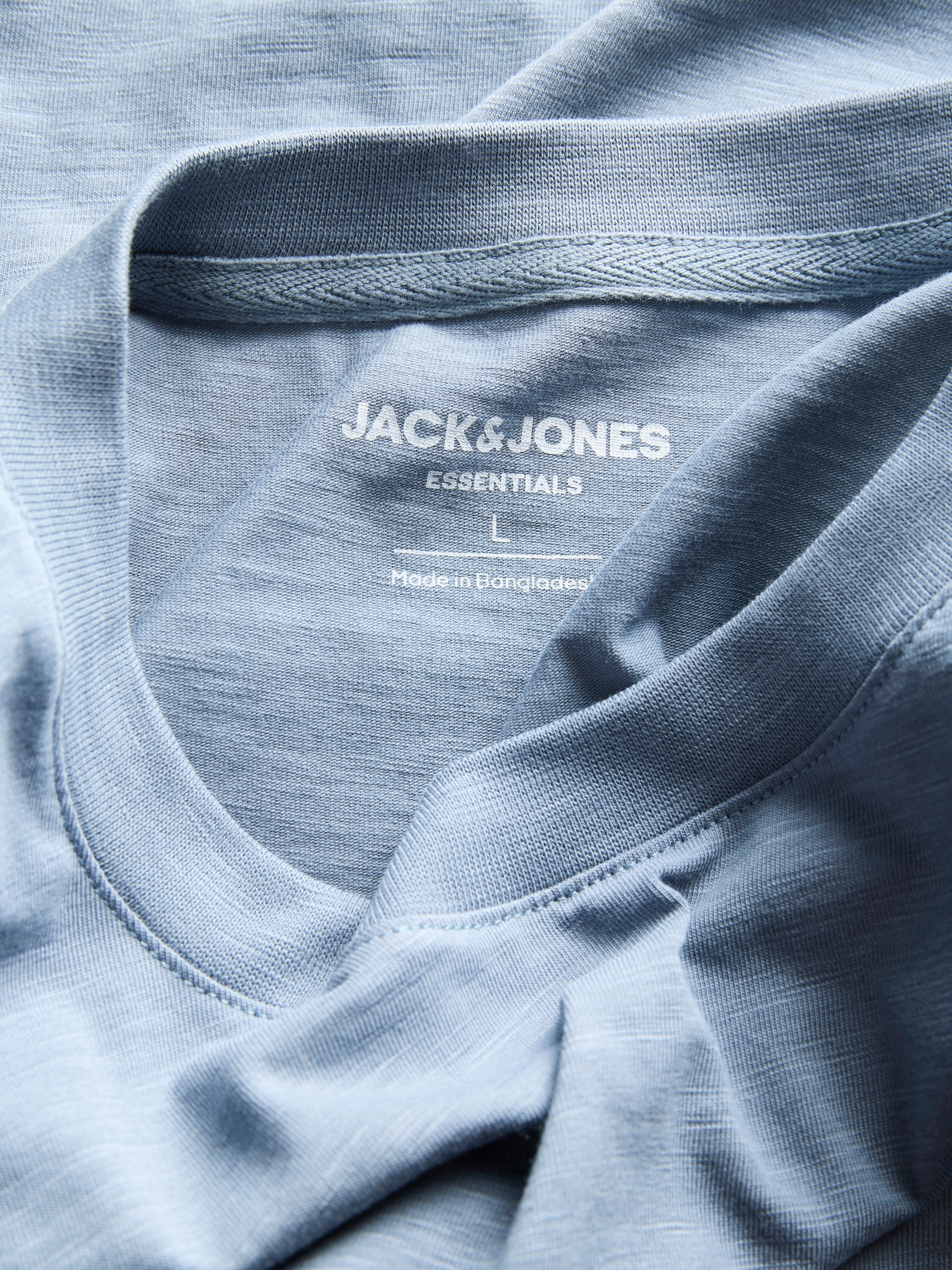 Jack & Jones Kurzarmshirt »JJEDOVER SLUB TEE SS NOOS« Baumwollmischung, relaxed fit