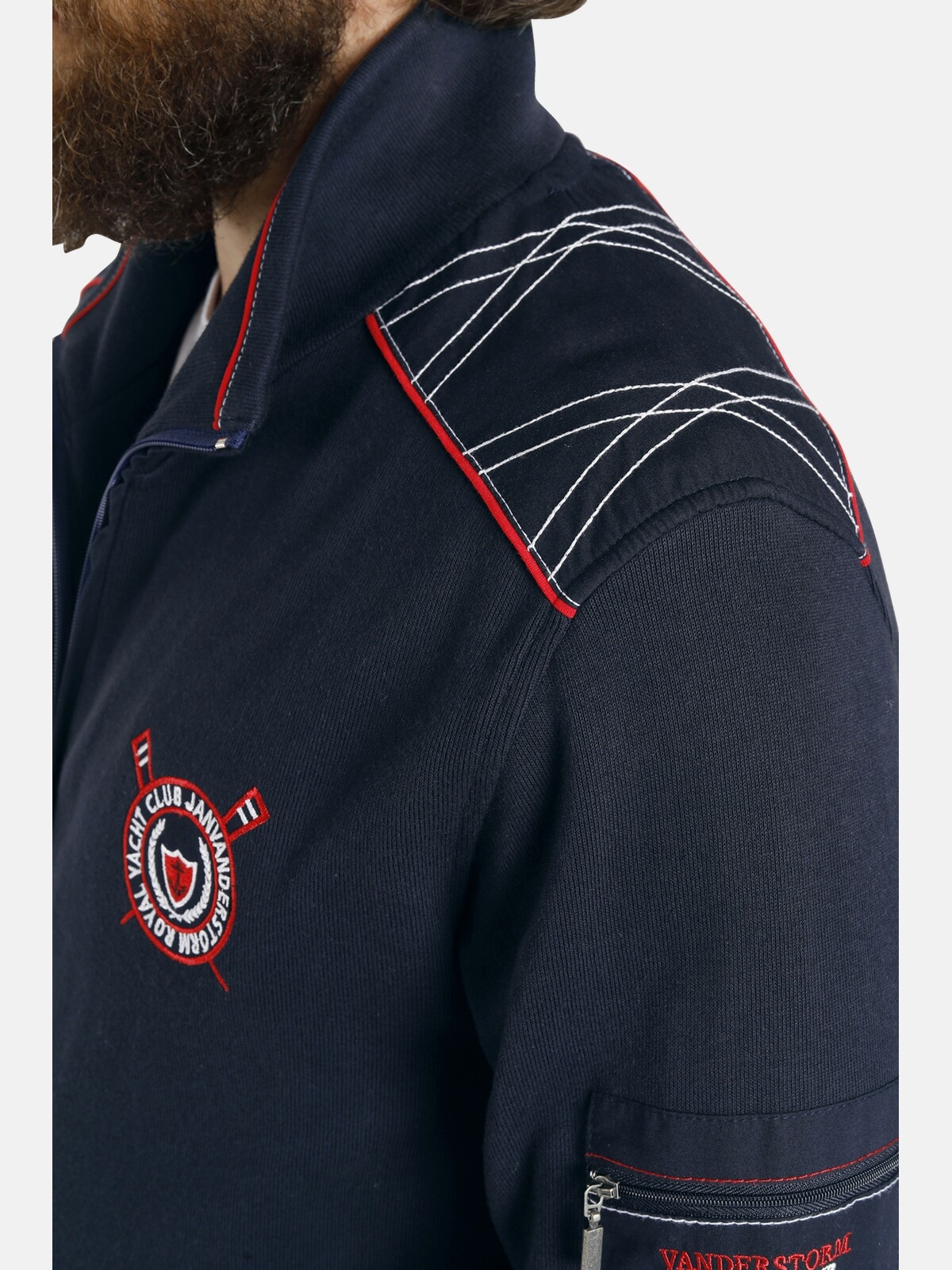 Jan Vanderstorm Sweatjacke »Sweatjacke ATLI«