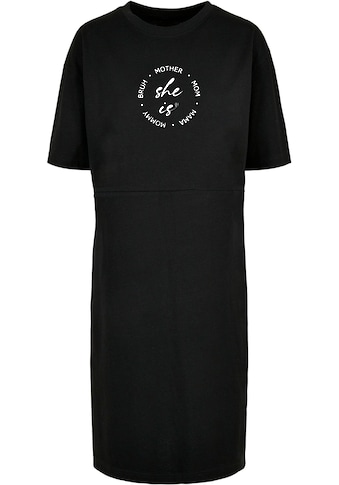 Stillkleid »Damen Ladies Mothers Day - She is Organic Oversized Slit Dress«, (1 tlg.)