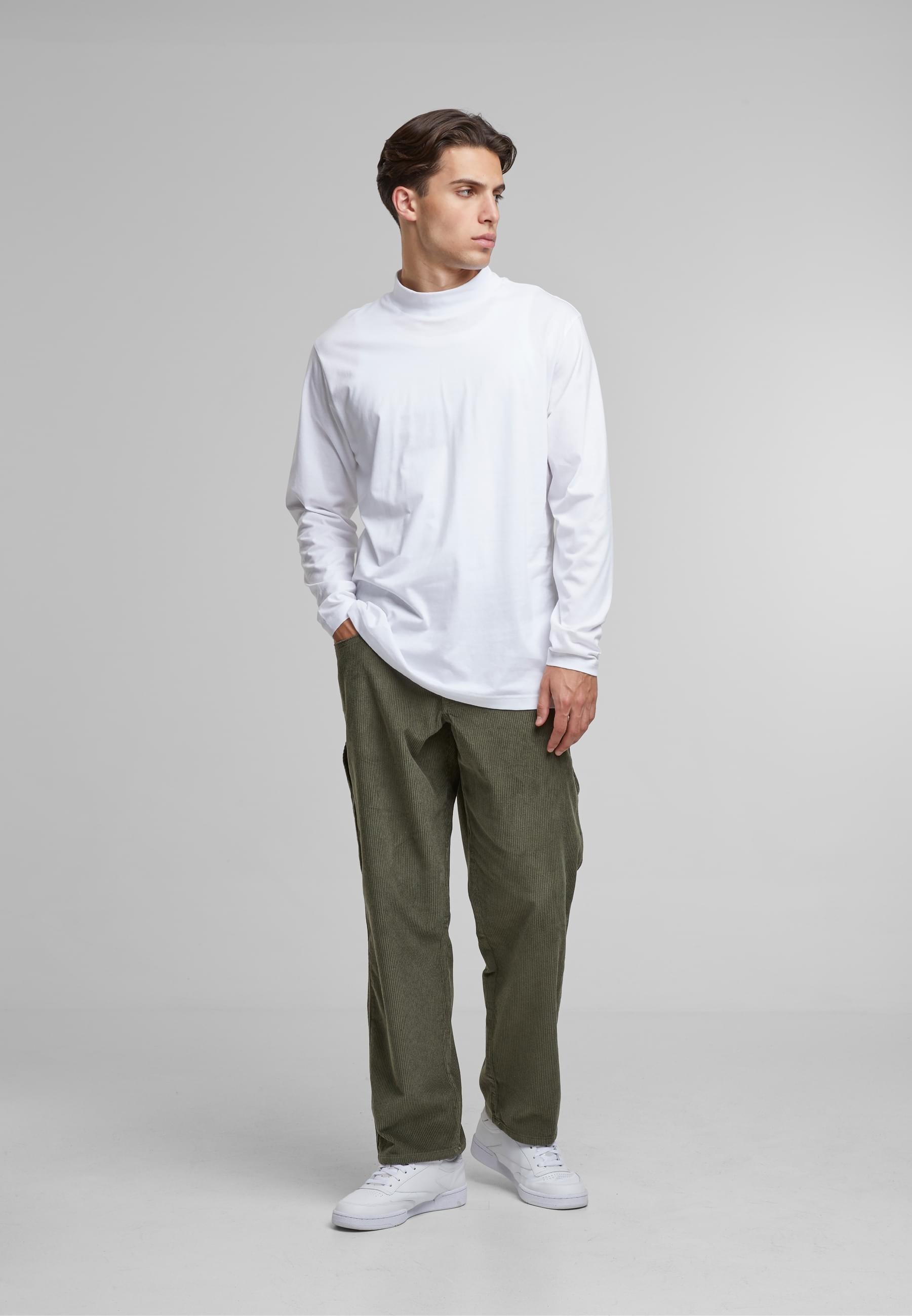 URBAN CLASSICS Longsleeve »Urban Classics Mock Neck Longsleeve«, (1 tlg.)