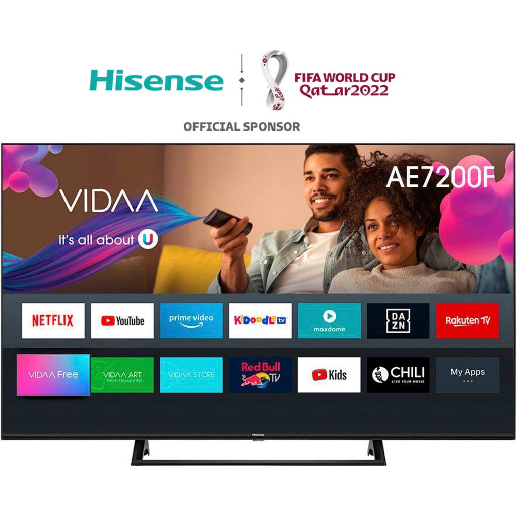 Hisense LED-Fernseher »55AE7200F«, 139 cm/55 Zoll, 4K Ultra HD, Smart-TV