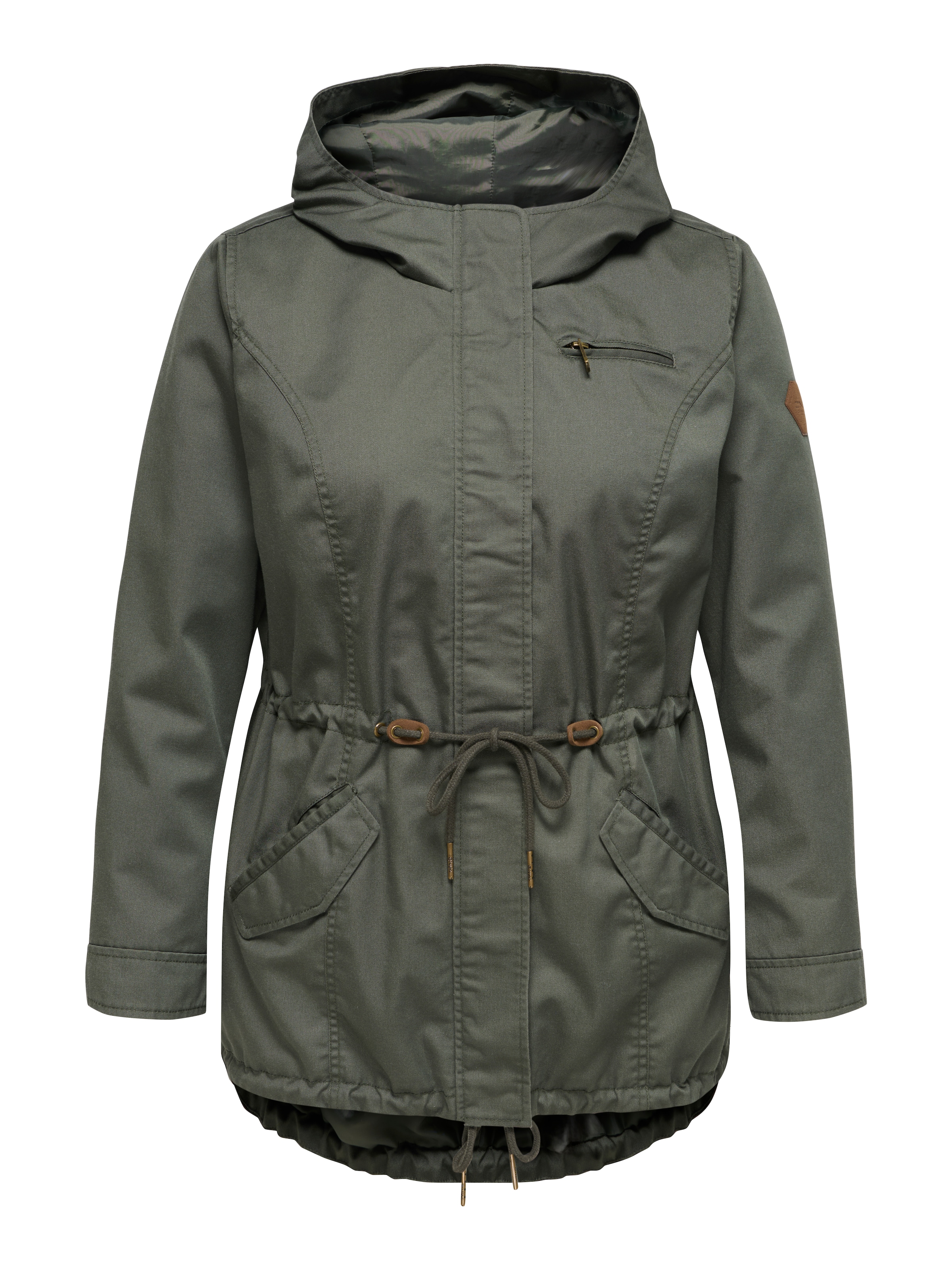 ONLY CARMAKOMA Parka »CARLORCA SPRING CANVAS PARKA OTW NOOS« mit Kapuze
