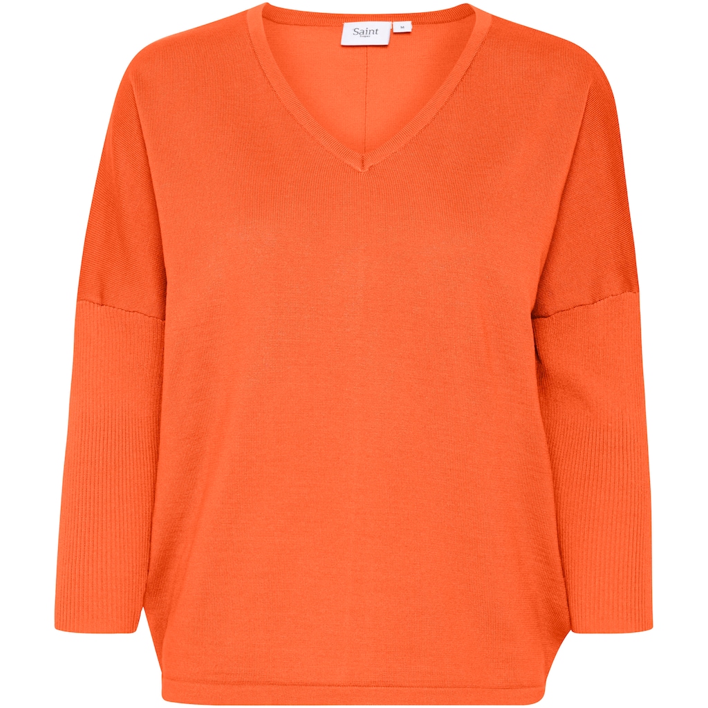 Saint Tropez V-Ausschnitt-Pullover »MilaSZ V-N Pullover«