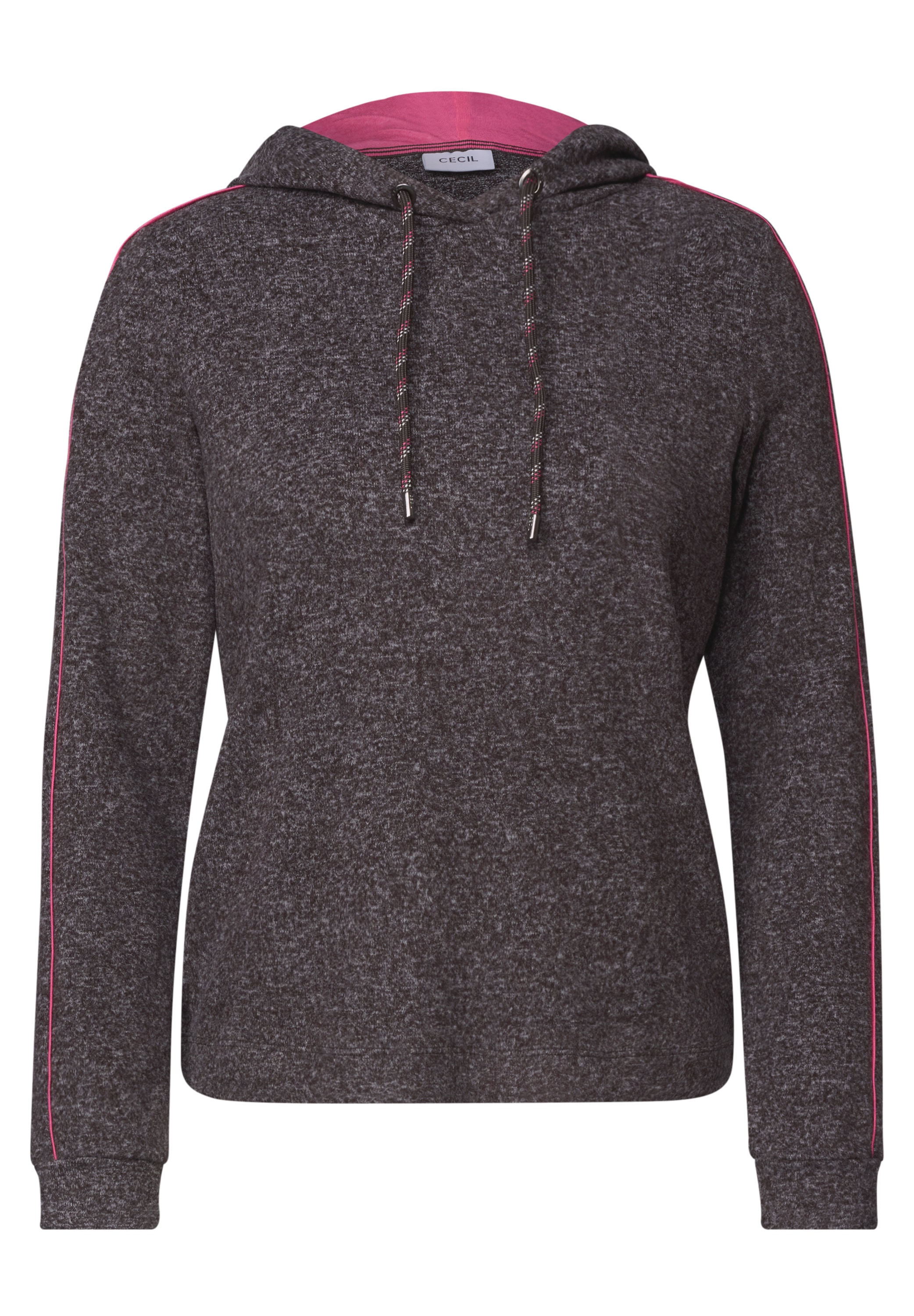 Cecil Langarmshirt aus softem Materialmix