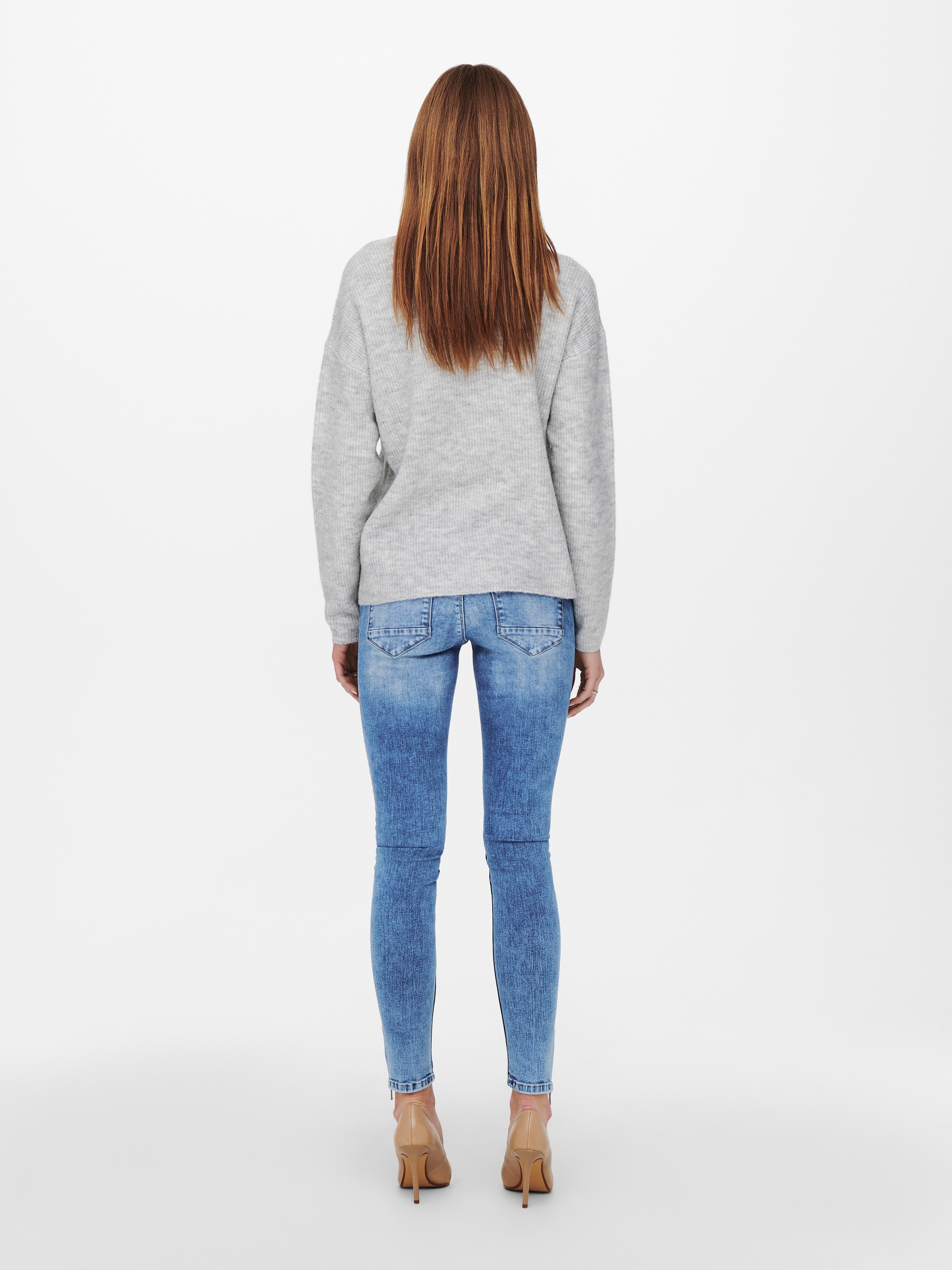 ONLY Strickpullover »ONLCAMILLA V-NECK L/S PULLOVER KNT NOOS«