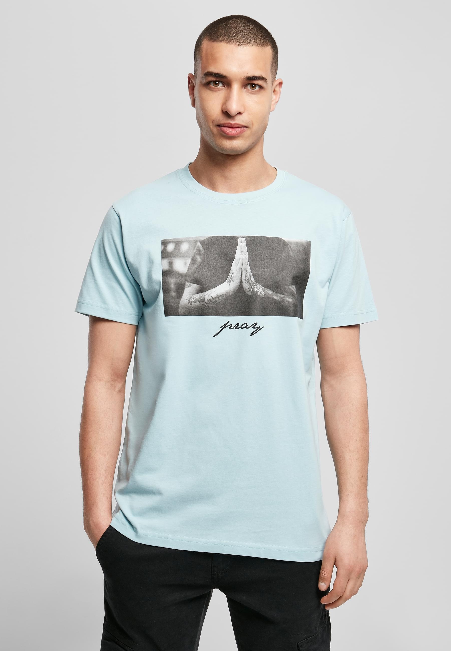 MisterTee T-Shirt »MisterTee Herren Pray Tee«, (1 tlg.)