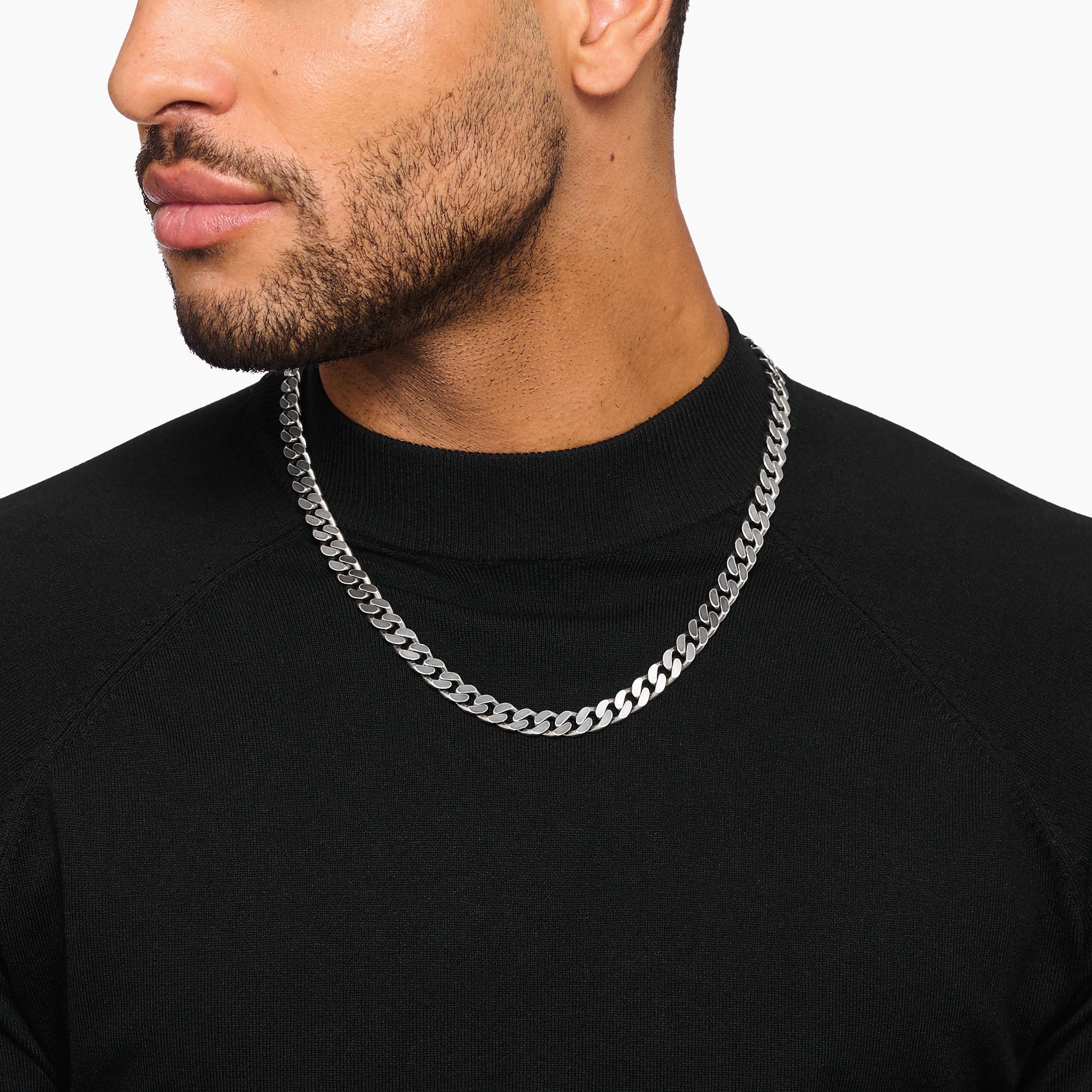 THOMAS SABO Panzerkette »Panzer-Kette Silber, KE2324-637-21-L55«