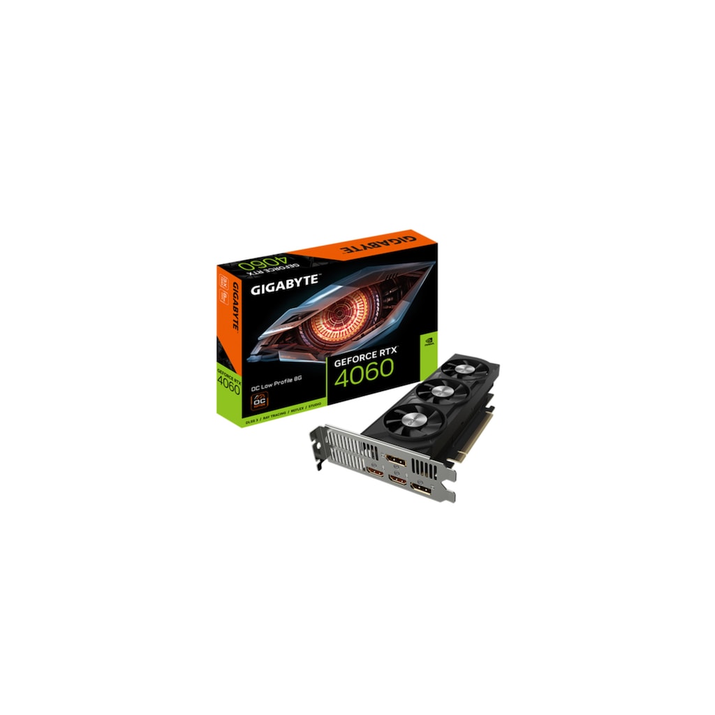 Gigabyte Grafikkarte »GeForce RTX 4060 OC Low Profile 8G«