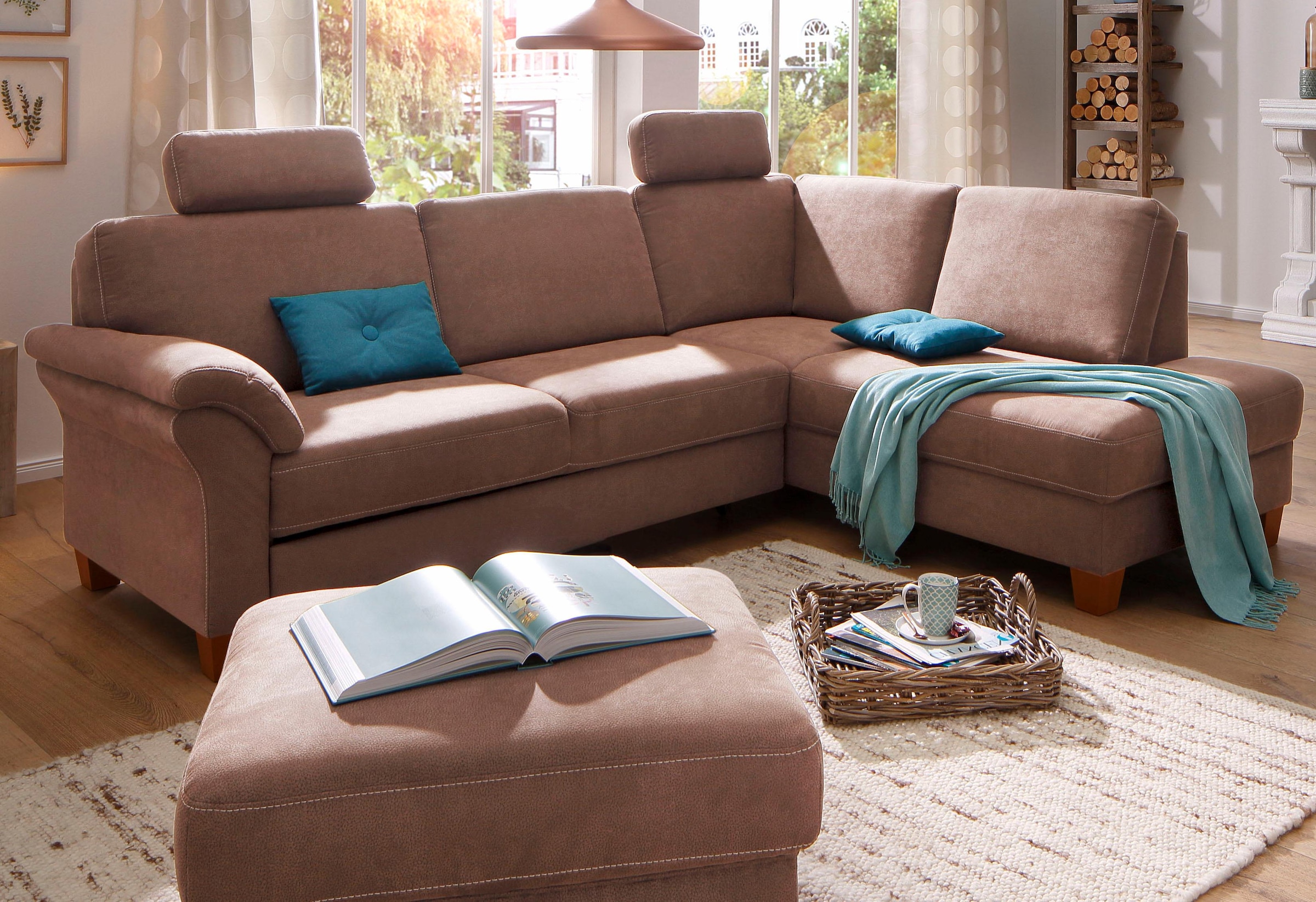 Home affaire Ecksofa "Borkum L-Form, B: 249 cm - OTTO. Verlässliche Qualitä günstig online kaufen