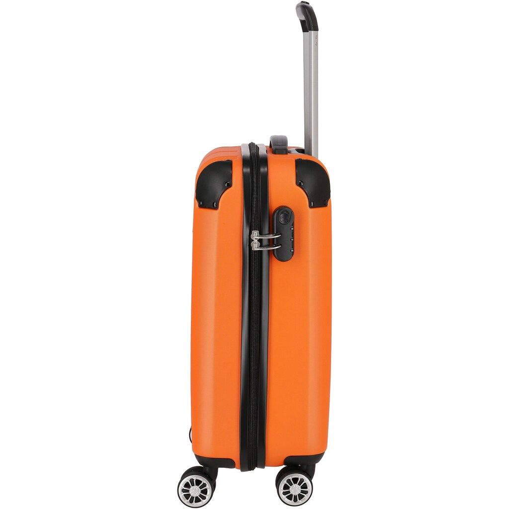 travelite Trolleyset »City, orange«, (3 tlg.)