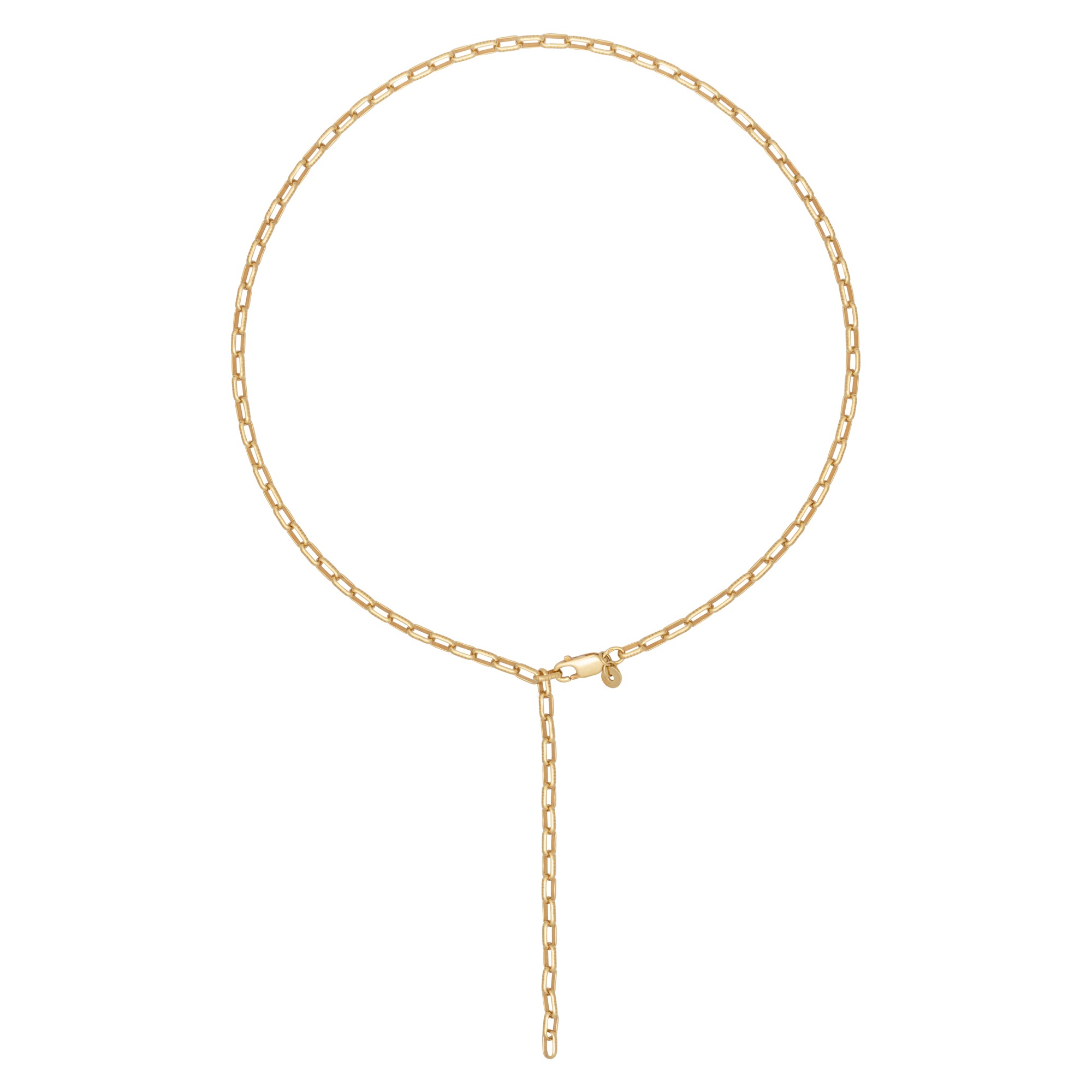 CAÏ Collierkettchen »925 Silber vergoldet Y-Kette Gliederkette«