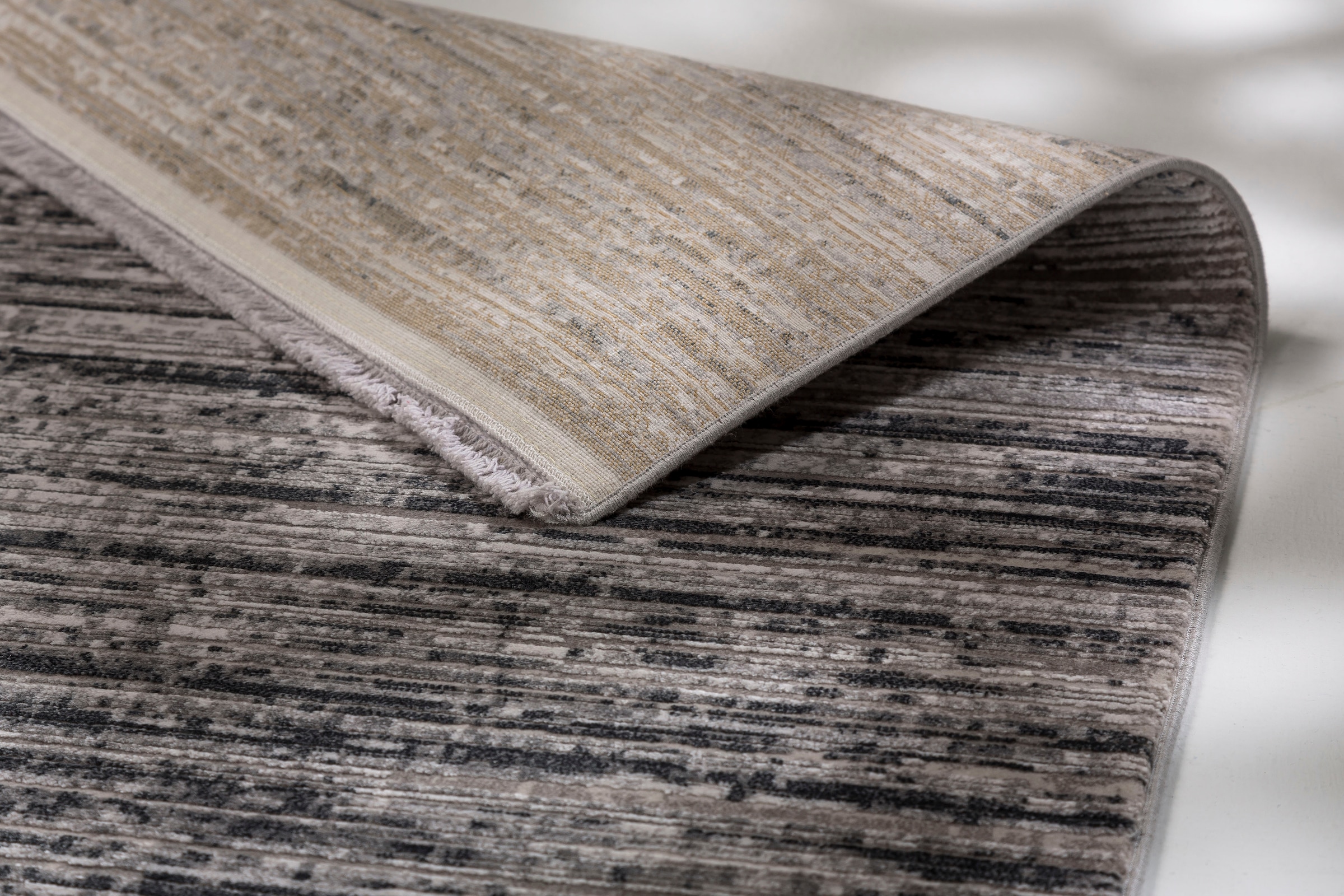 ASTRA Teppich »Gravina 225«, rechteckig, 7 mm Höhe, eleganter seidiger Flor, Viskoseteppich, Hoch-Tief-Struktur