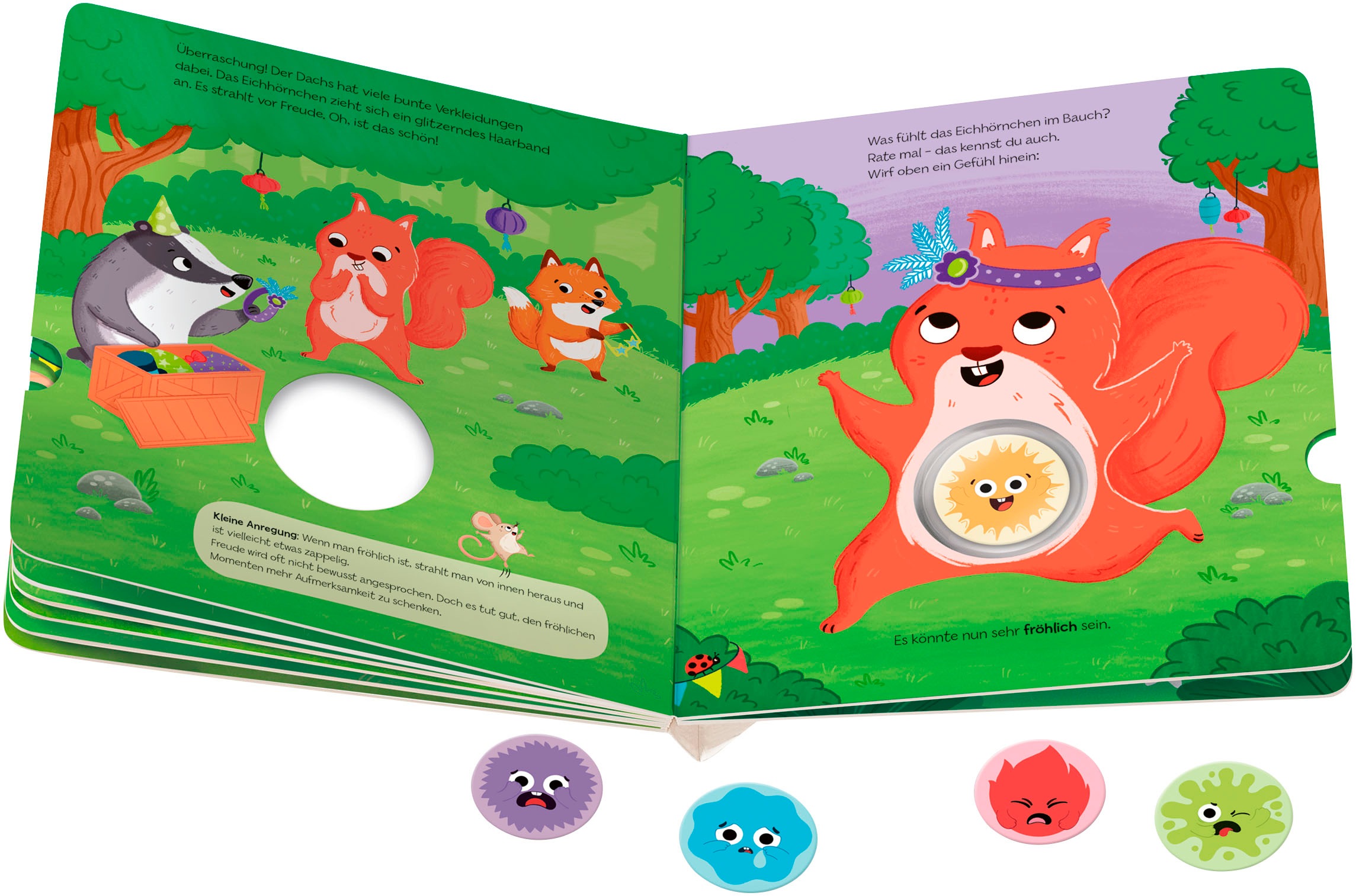 Ravensburger Kinderbuch »Play+ Mein lustiges Spielbuch Wut im Bauch«