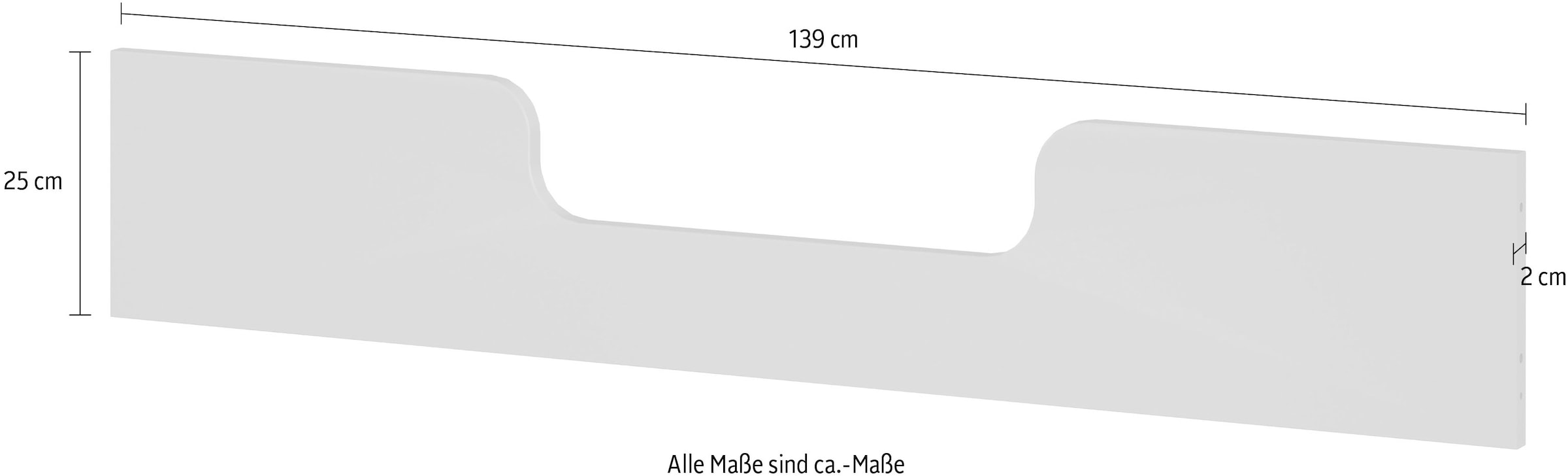 GERMANIA Umbauseiten »Tomino«, (1 St.), Hohe Umbauseite für Kinderbett, Kindersofa mit Rausfallschutz