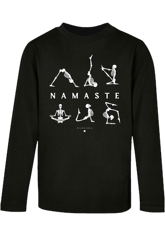 F4NT4STIC Marškinėliai »Namaste Yoga Skelett Hal...