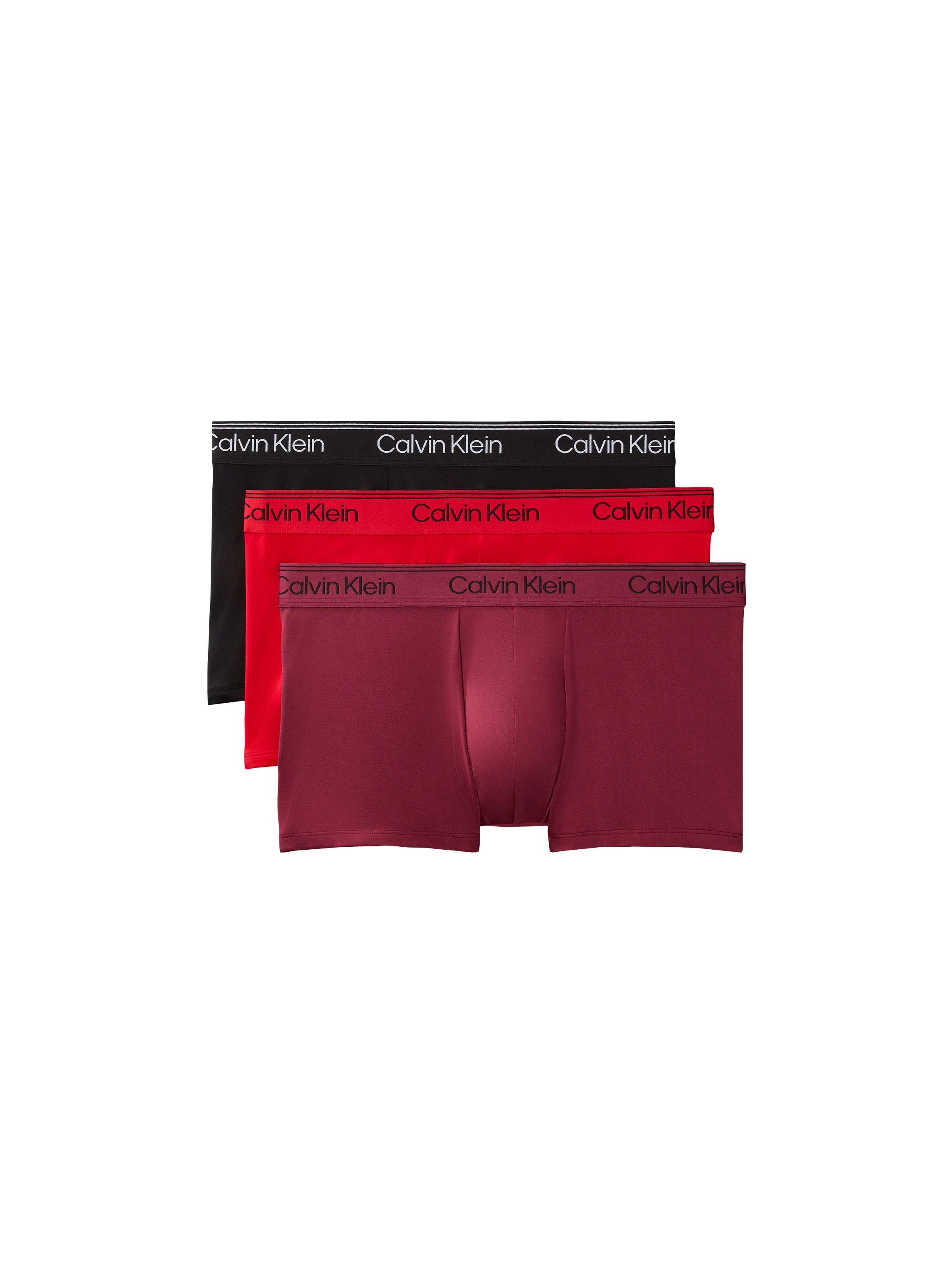 Calvin Klein Underwear Trunk "LOW RISE TRUNK 3PK" Packung, 3er-Pack, Regular fit mit elastischem Bund