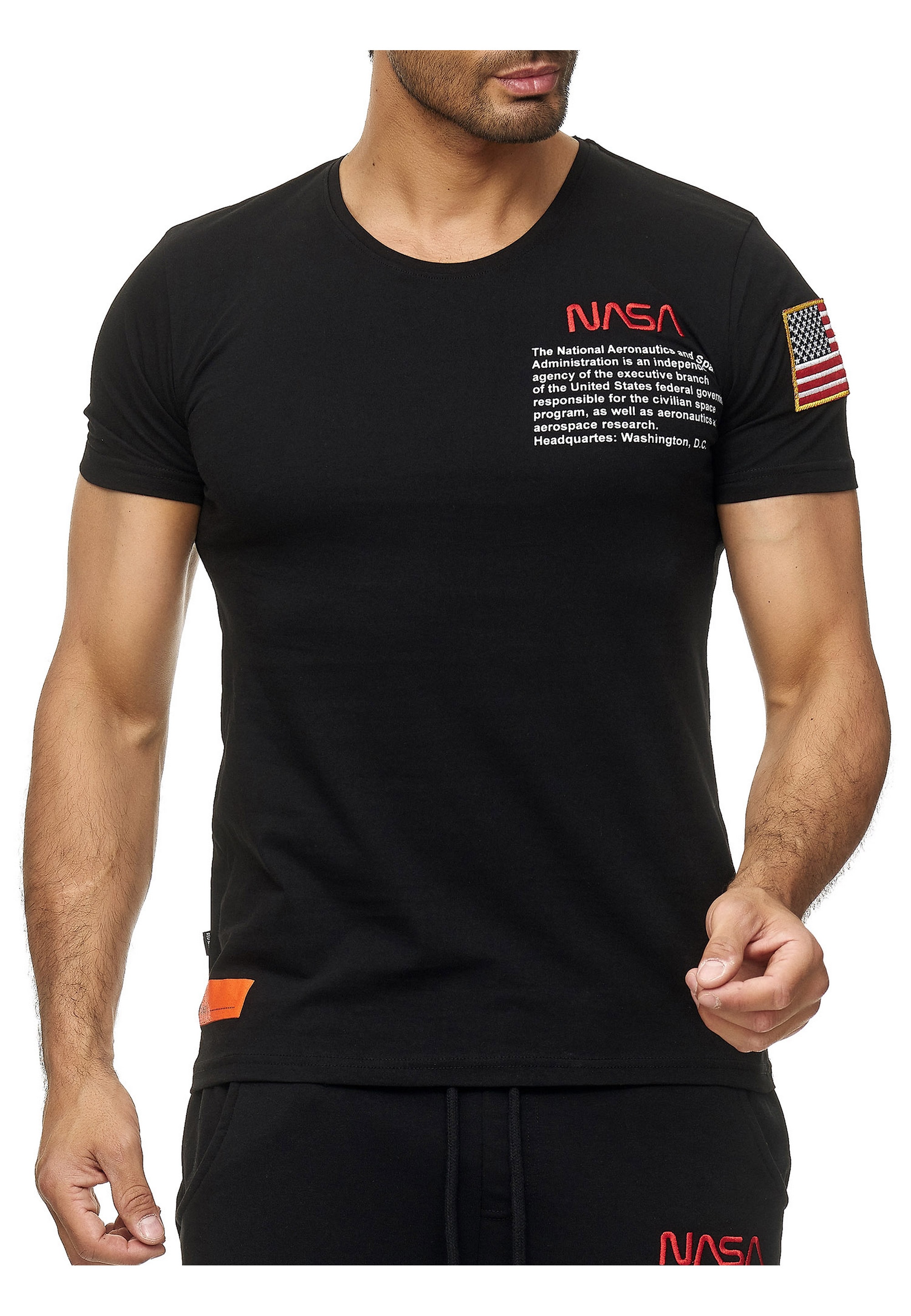 T-Shirt »Tucson«, mit gesticktem NASA-Design