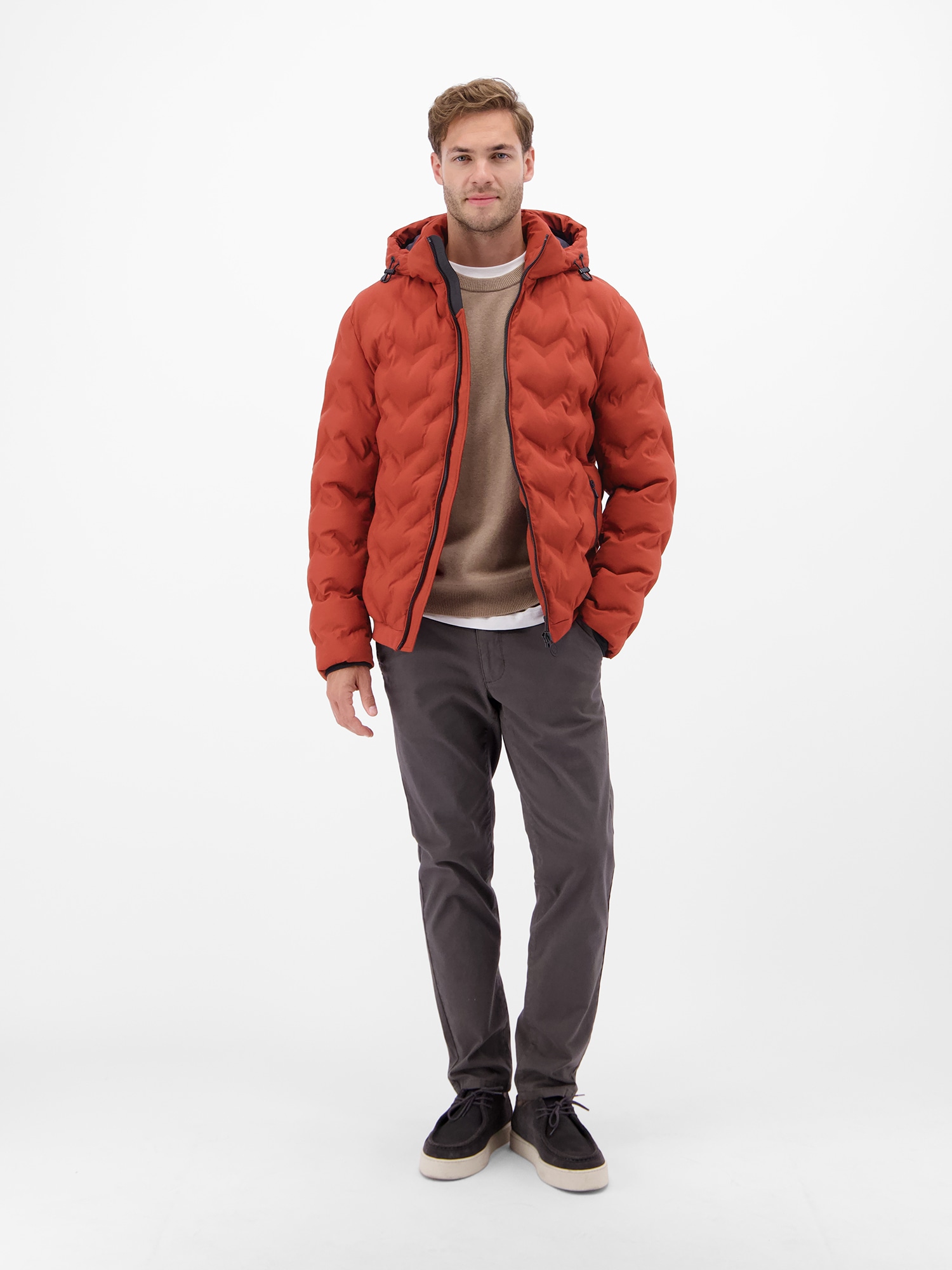 LERROS Steppjacke »LERROS Herren Funktions-Steppjacke«, mit Kapuze, Wasser- und windabweisend, atmungsaktiv