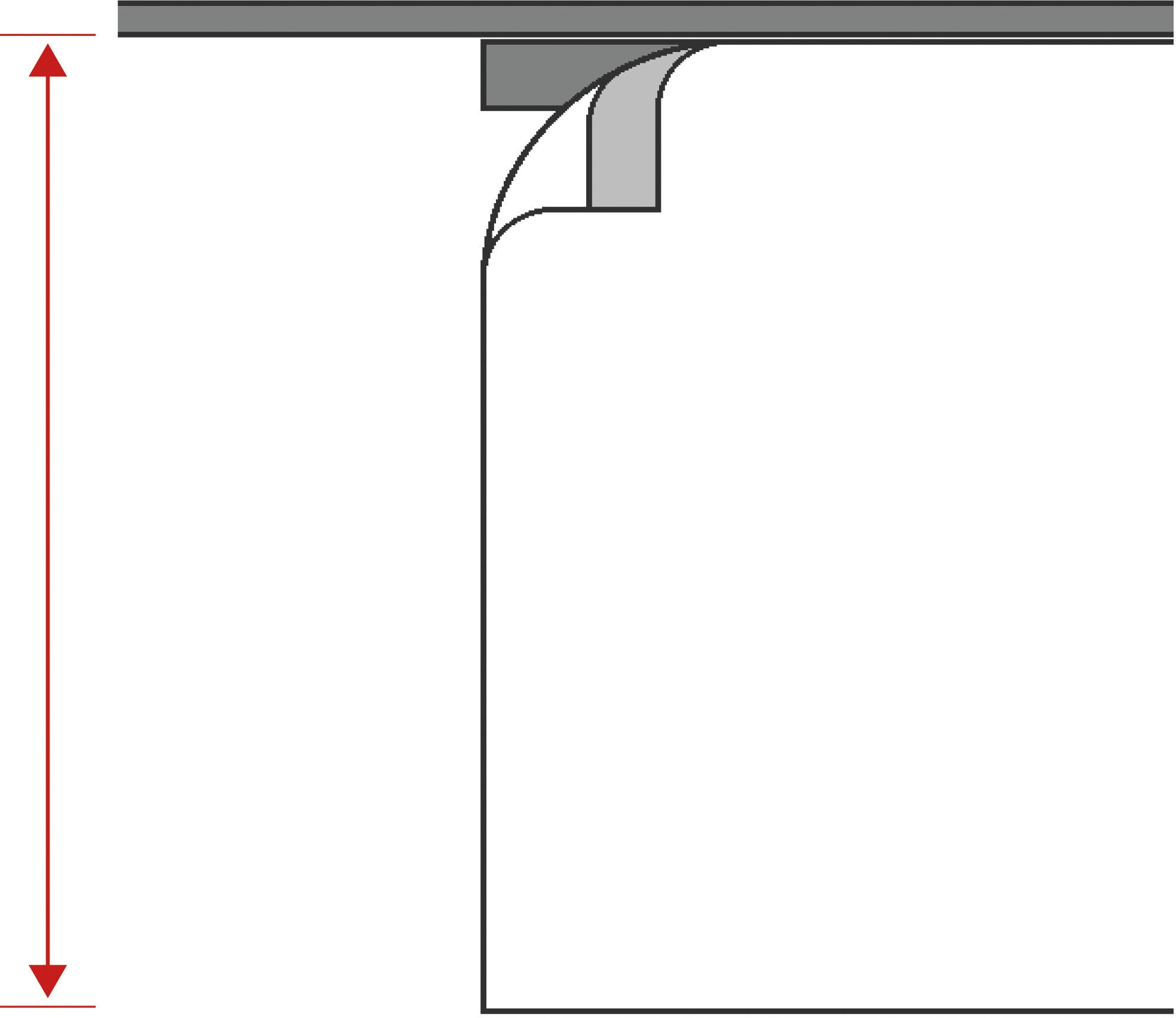 Neutex for you! Schiebegardine »Rubin«, (1 St.), geometrische Musterung mit Effektgarn