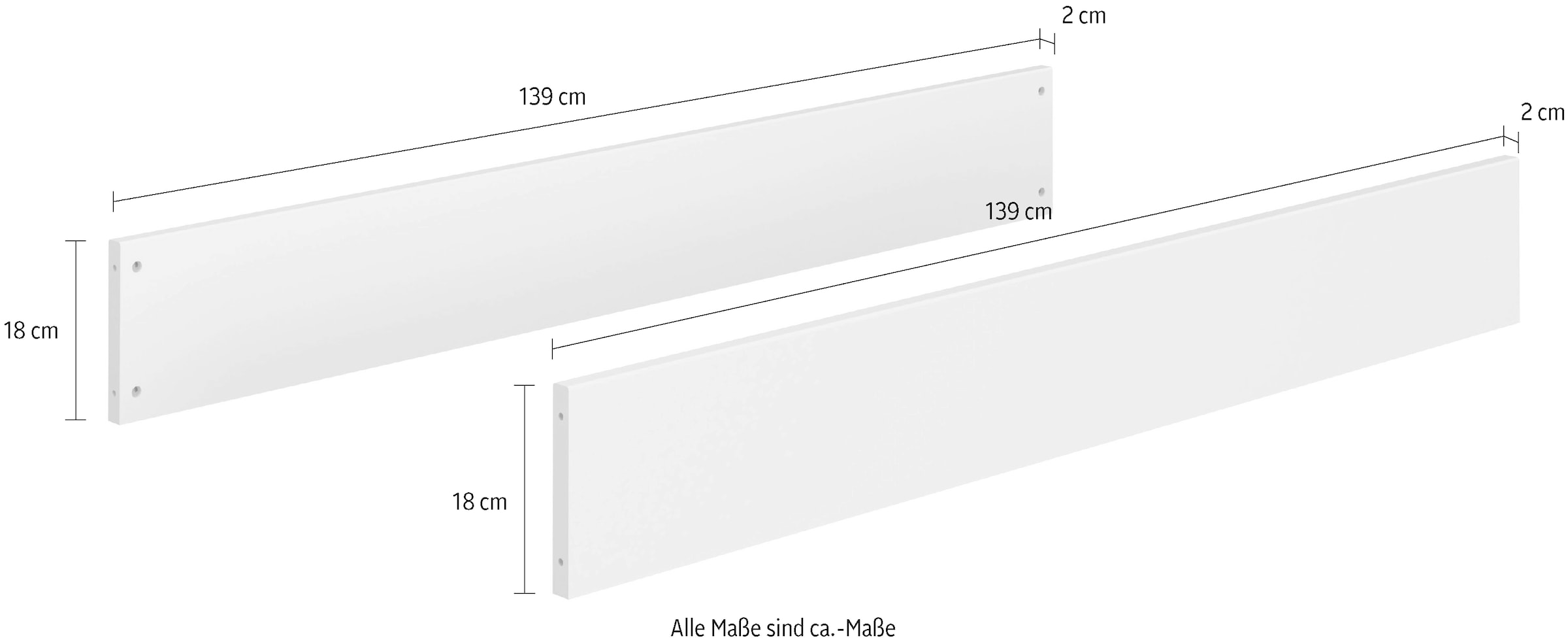 PAIDI Umbauseiten »CUTIE LEA in Weiß, Erweiterungs-Set zum Kinderbett« Off-White, Umbau vom 70x140cm Babybett zum Juniorbett