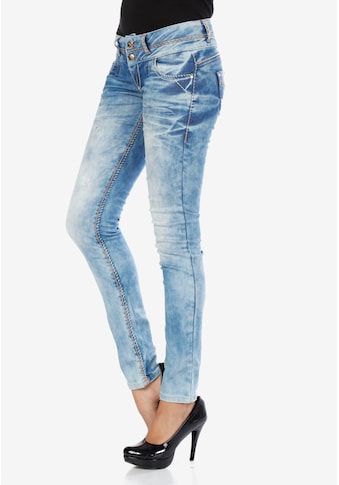 Cipo & Baxx Slim-fit-Jeans, in trendiger Waschung kaufen
