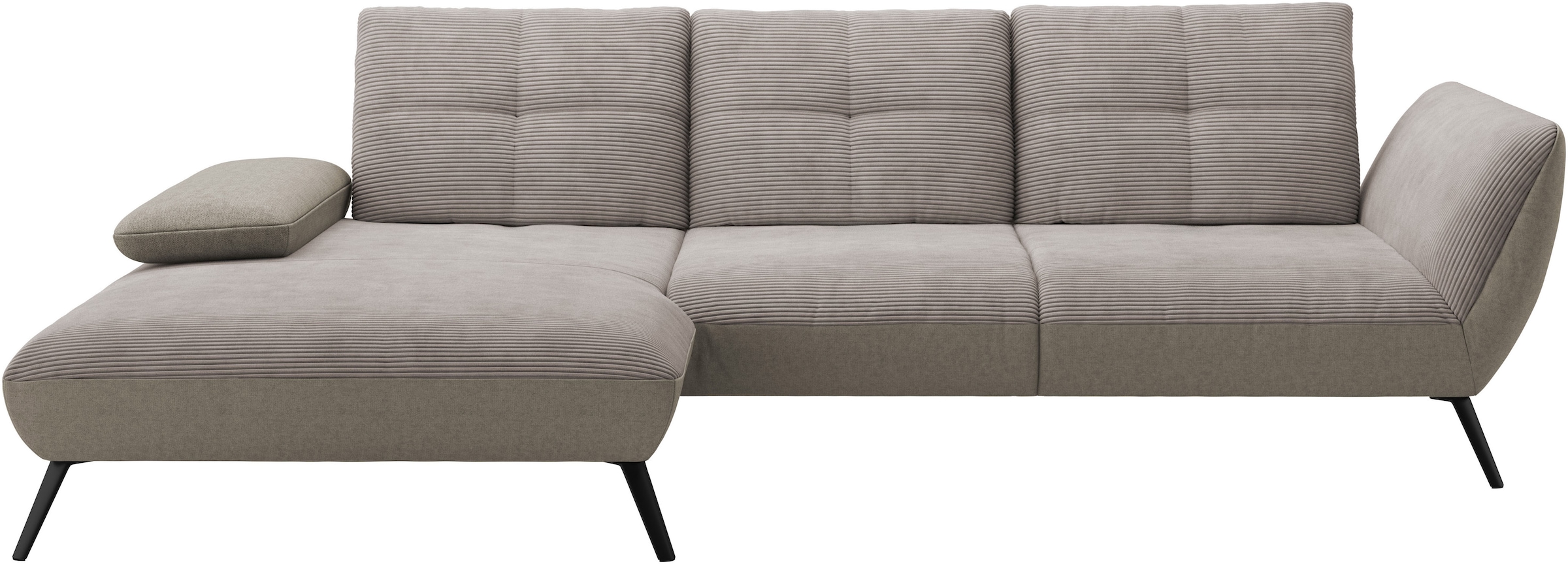OTTO home Ecksofa "Mikado L-Form" inkl. Sitztiefenverstellung und Armteilverstellung
