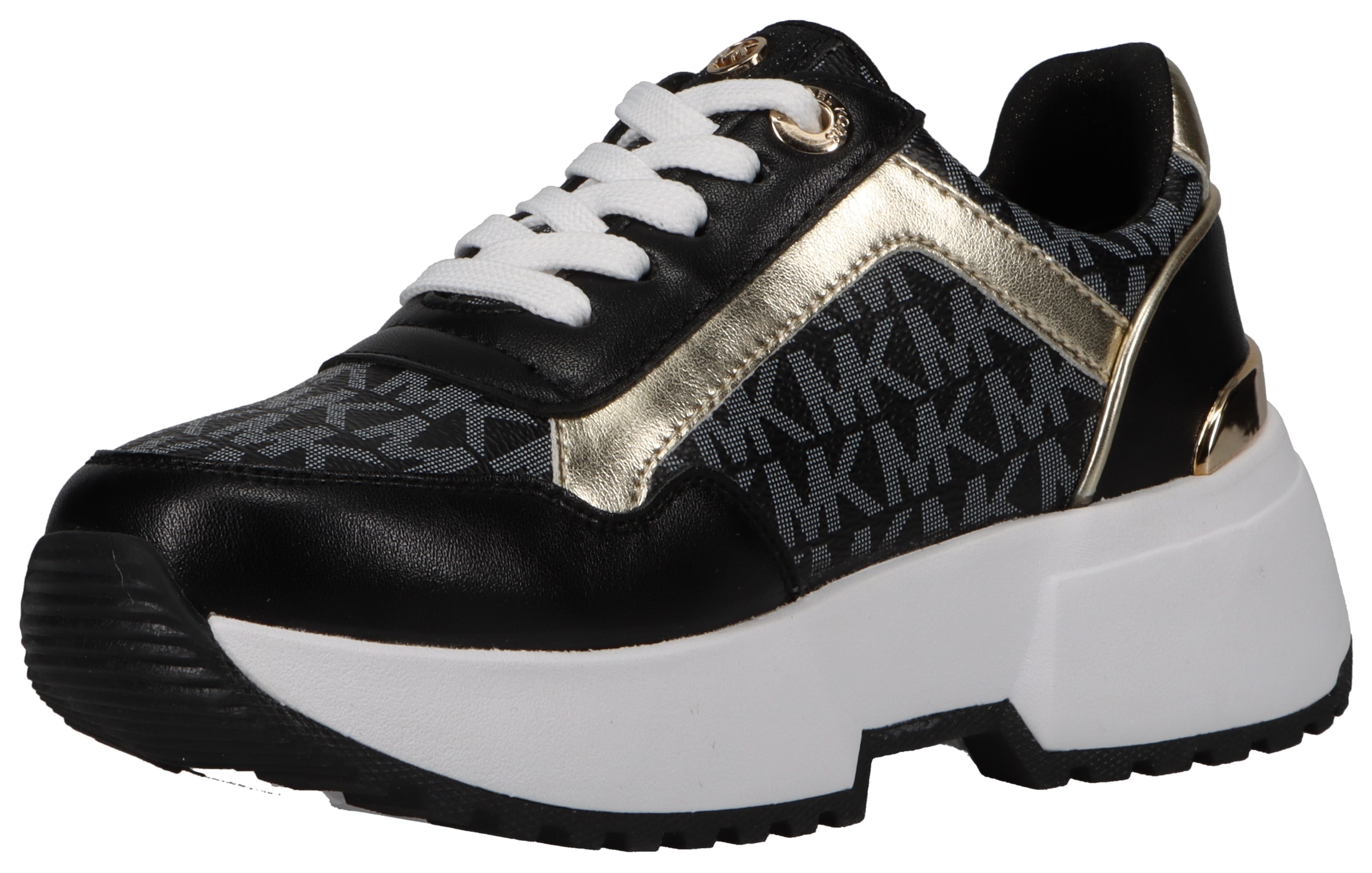 MICHAEL KORS KIDS Sneaker »COSMO MADDY«, mit Michael Kors Monogramm, Freizeitschuh, Halbschuh, Schnürschuh