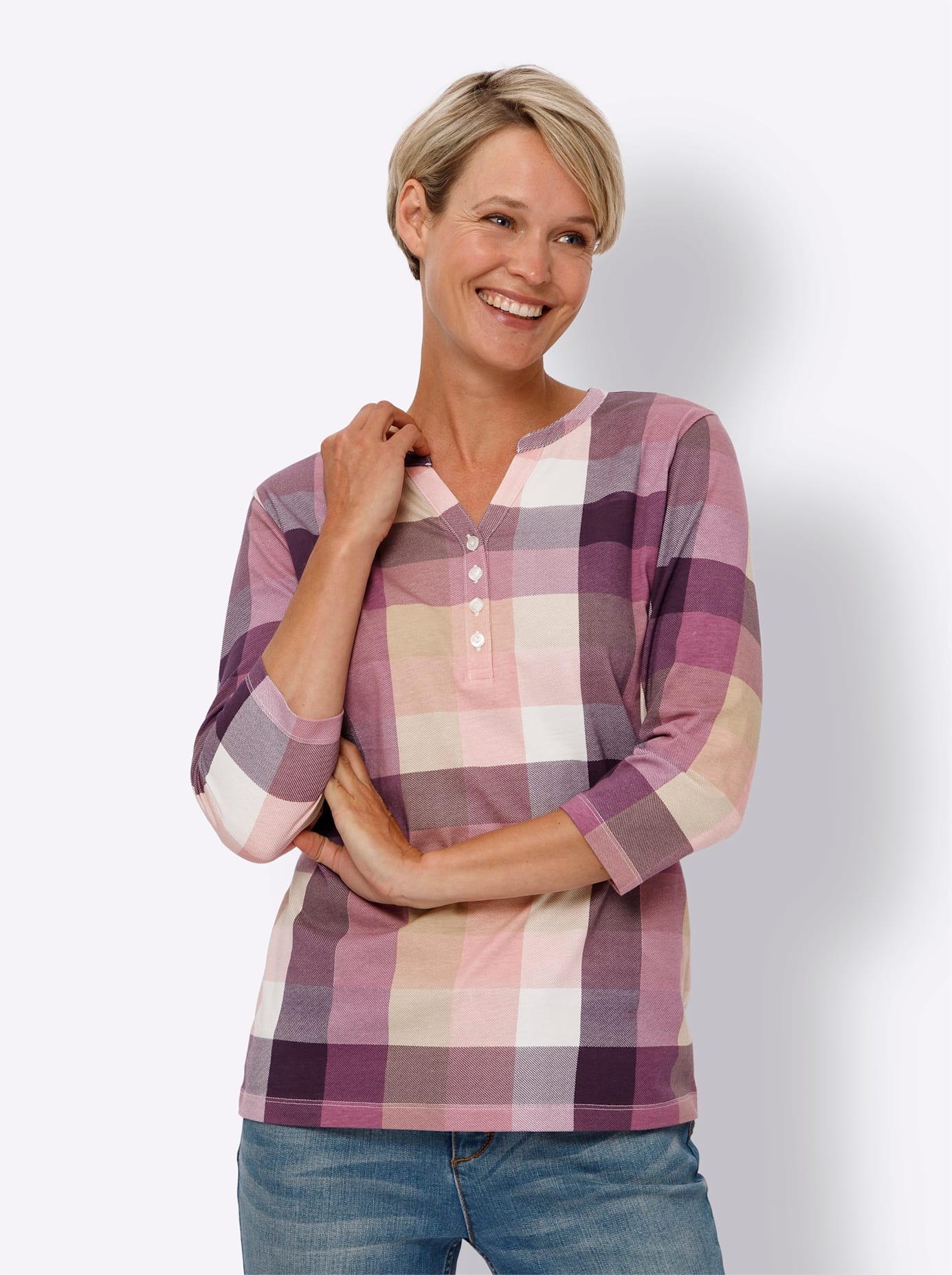 Classic Basics 3/4-Arm-Shirt "3/4-Arm-Shirt", 1 Stk. günstig online kaufen