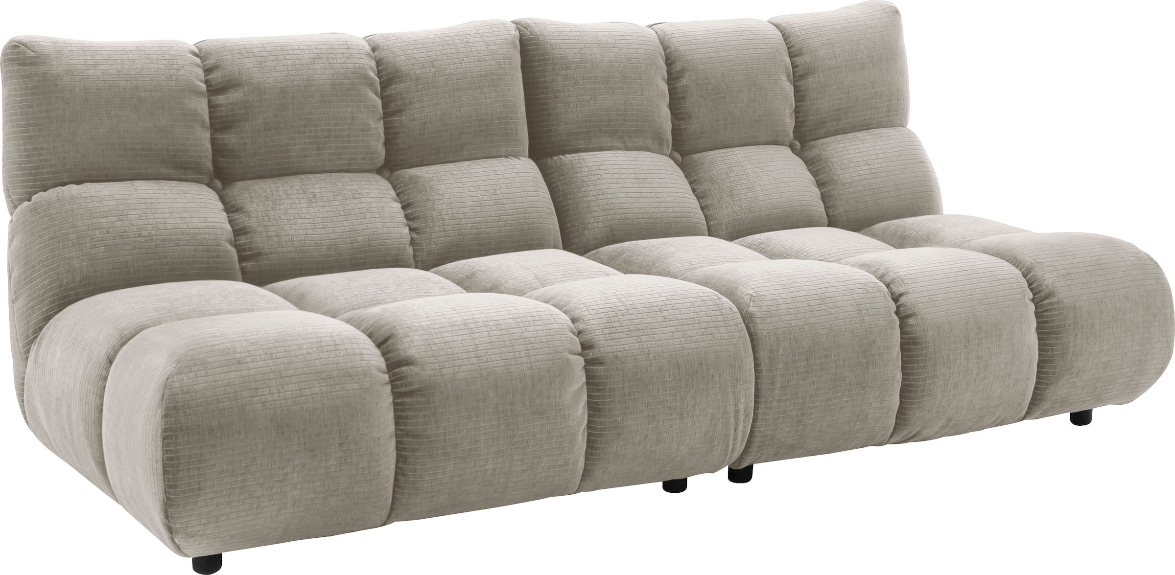 Home affaire 3-Sitzer »Cozy Bubble, mit eleganter Steppung, Breite 220cm« stilvolles Design & hoher Sitzkomfort für dein Zuhause