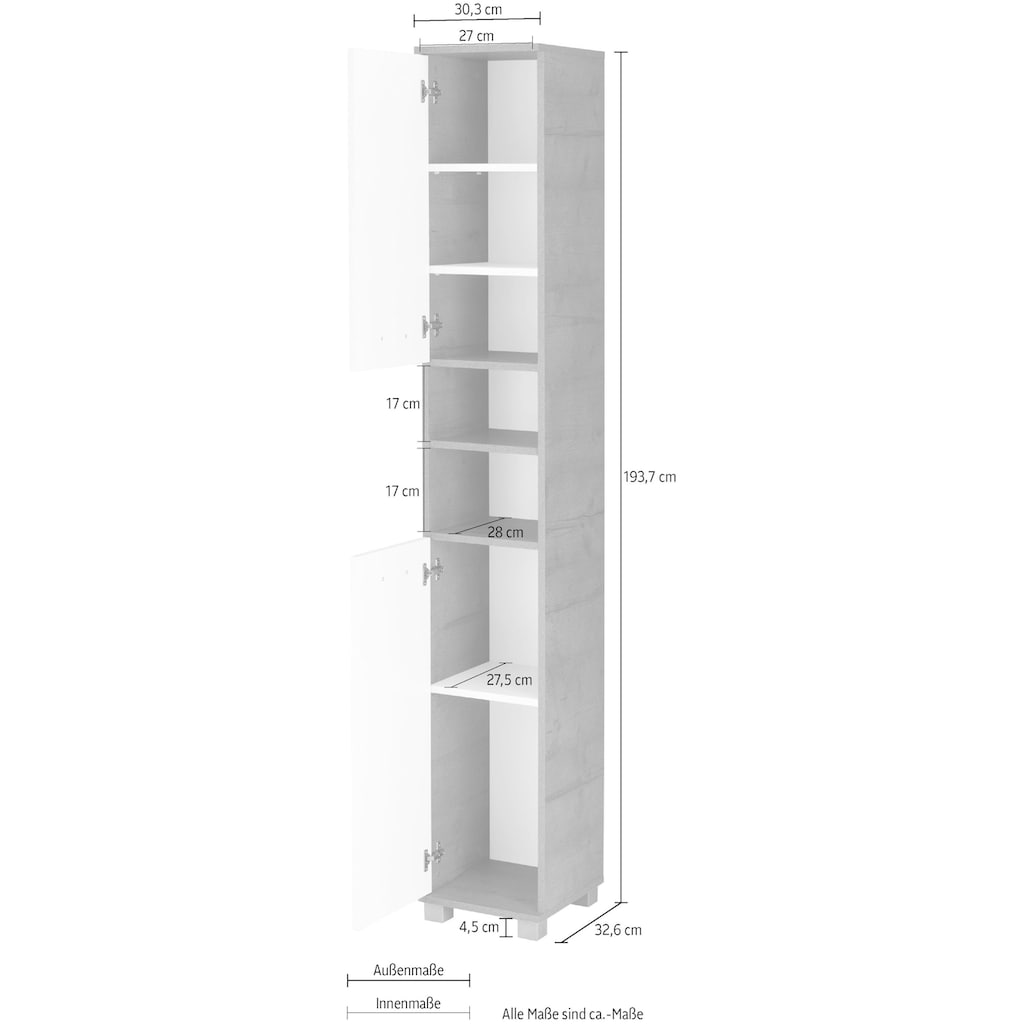 Schildmeyer Hochschrank »Mobes«