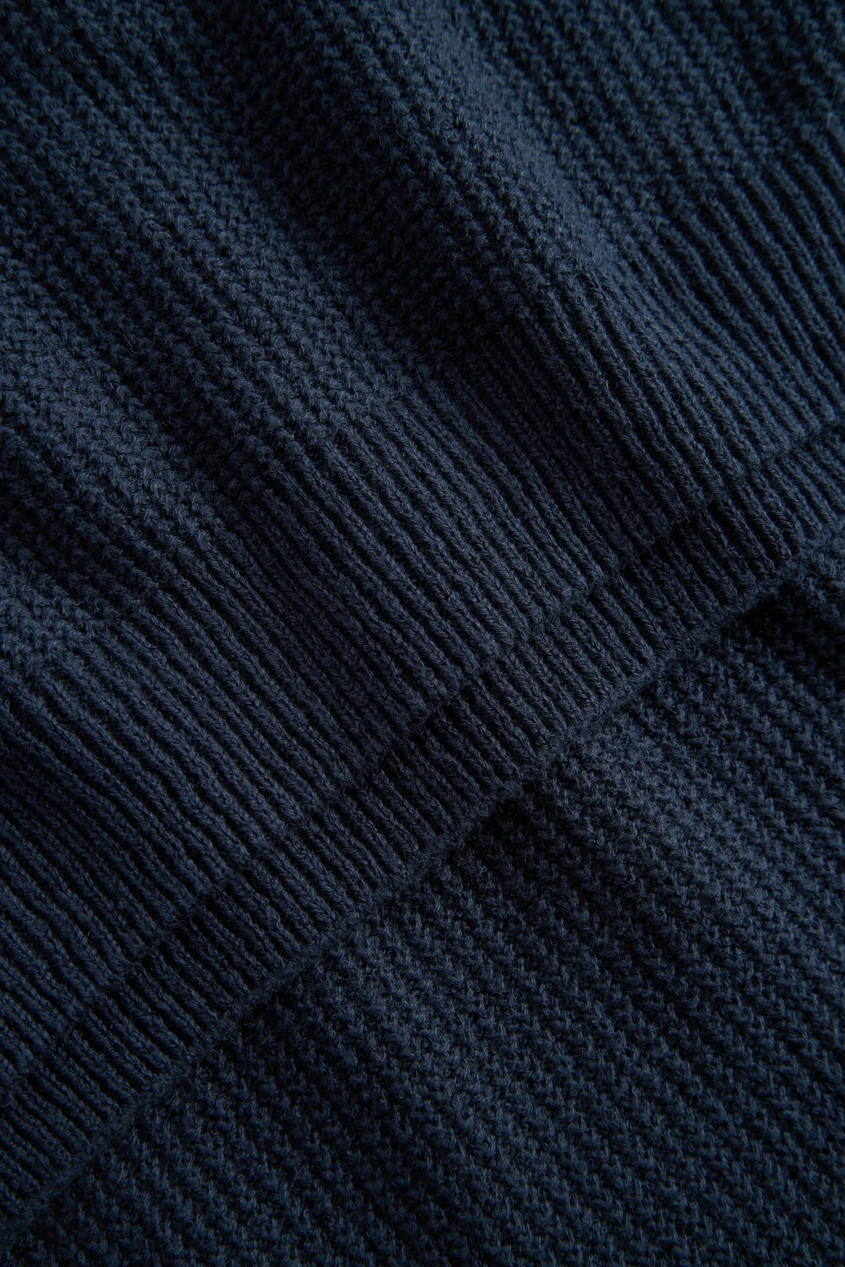 Thumbnail - Joop Jeans Polokragenpullover "Ove" mit feinem Strukturmuster