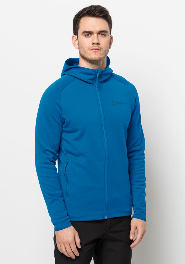 Jack Wolfskin Fleecejacke "BAISELBERG HOODED FZ M", mit Kapuze