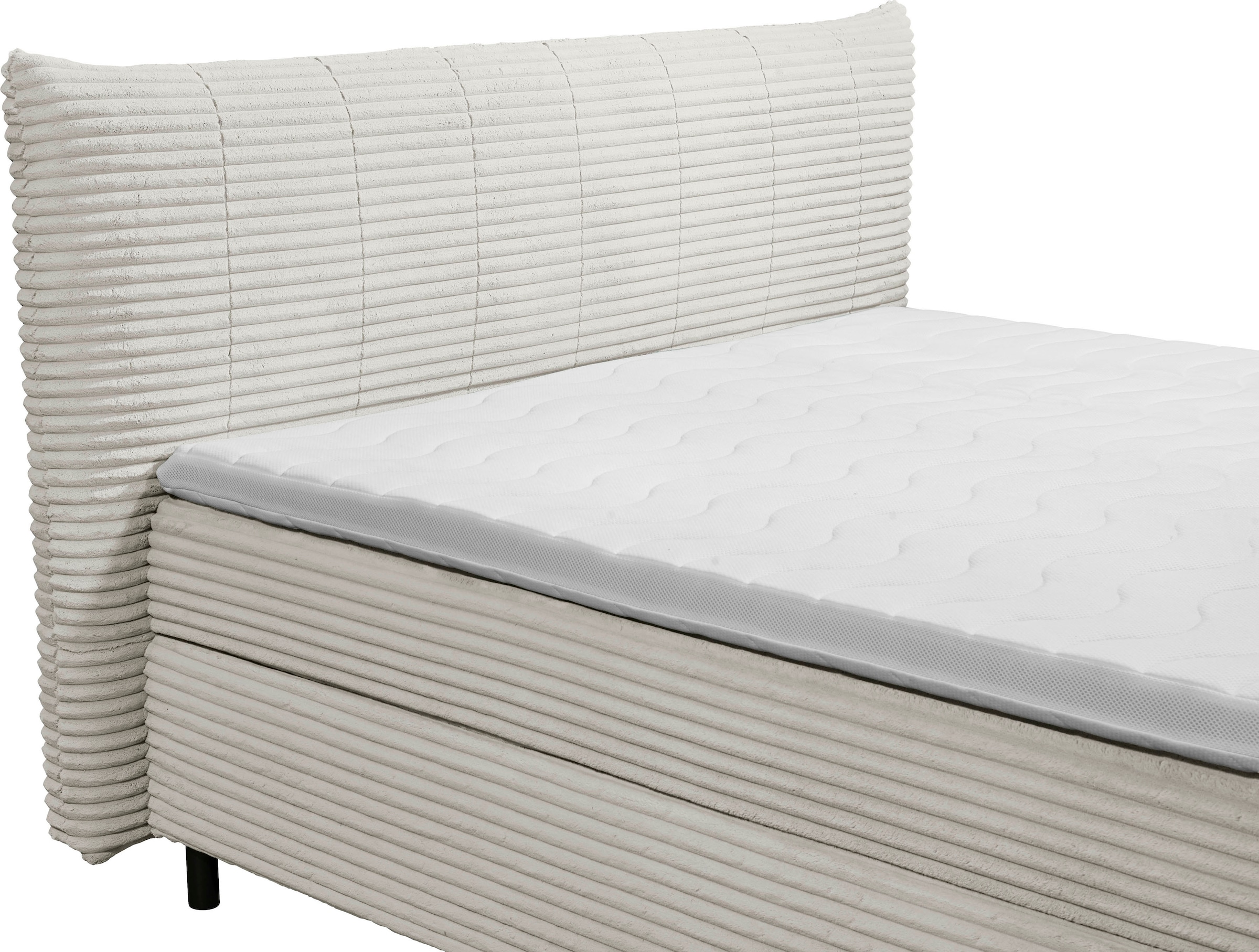 ED EXCITING DESIGN Boxspringbett »Seattle«, harte Seite mit Kokosmatte, weiche Seite mit Filzabdeckung