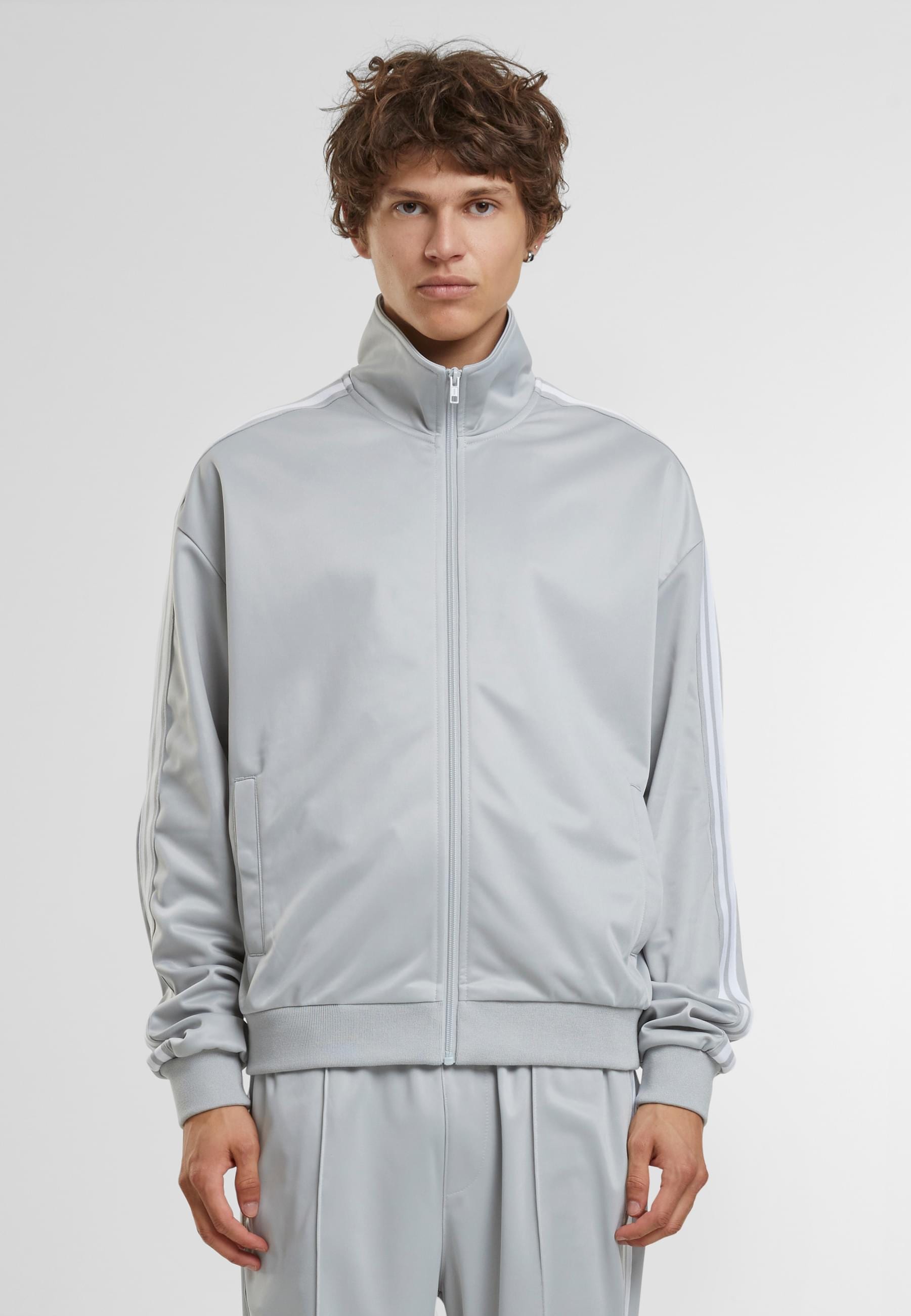 URBAN CLASSICS Trainingsjacke »Urban Classics Retro Tricot Track Jacket«, (1 St.), ohne Kapuze