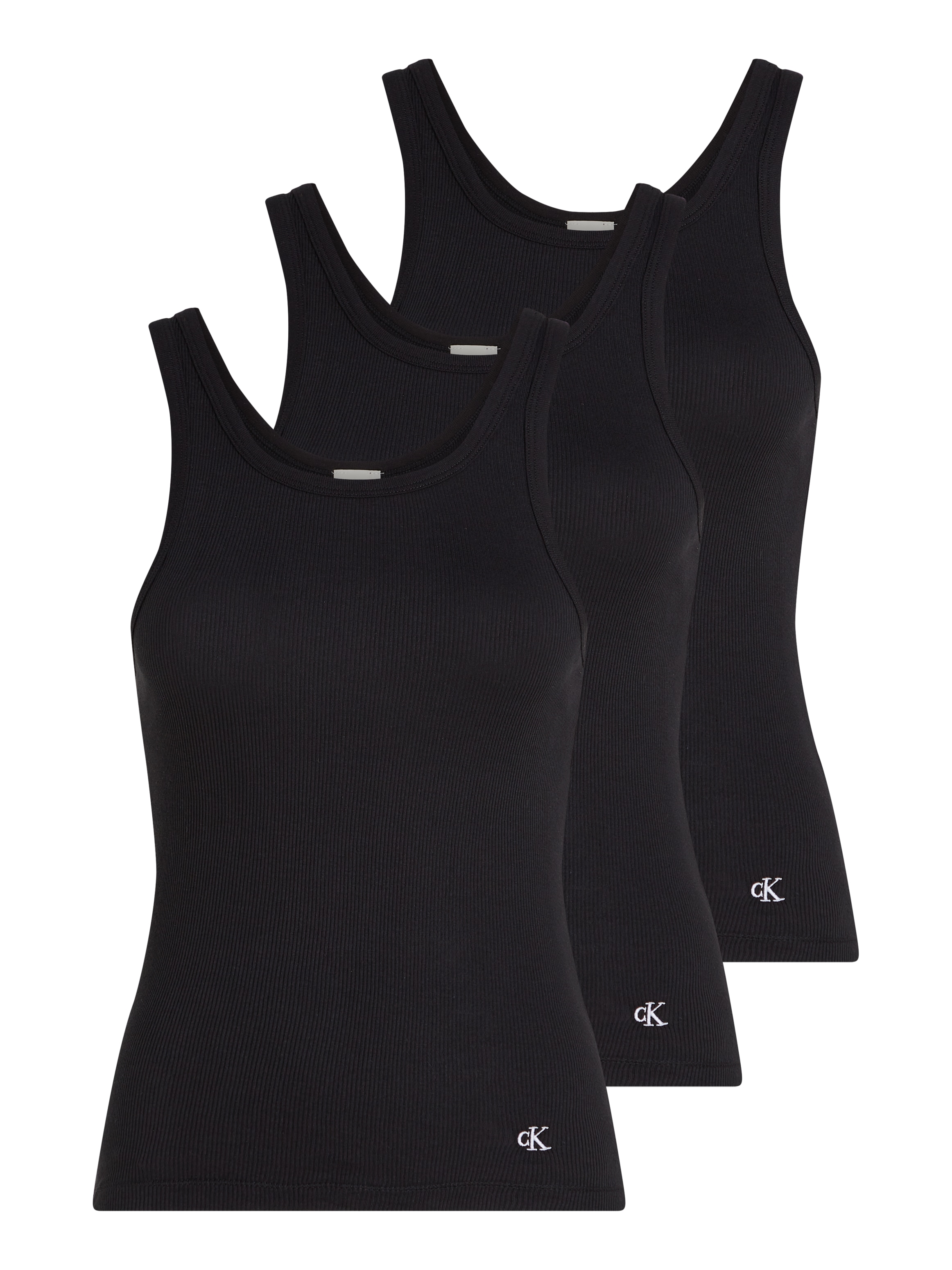Calvin Klein Underwear Tanktop "SCOOP NECK COTTON TANK 3PK" Packung, 3er-Pa günstig online kaufen