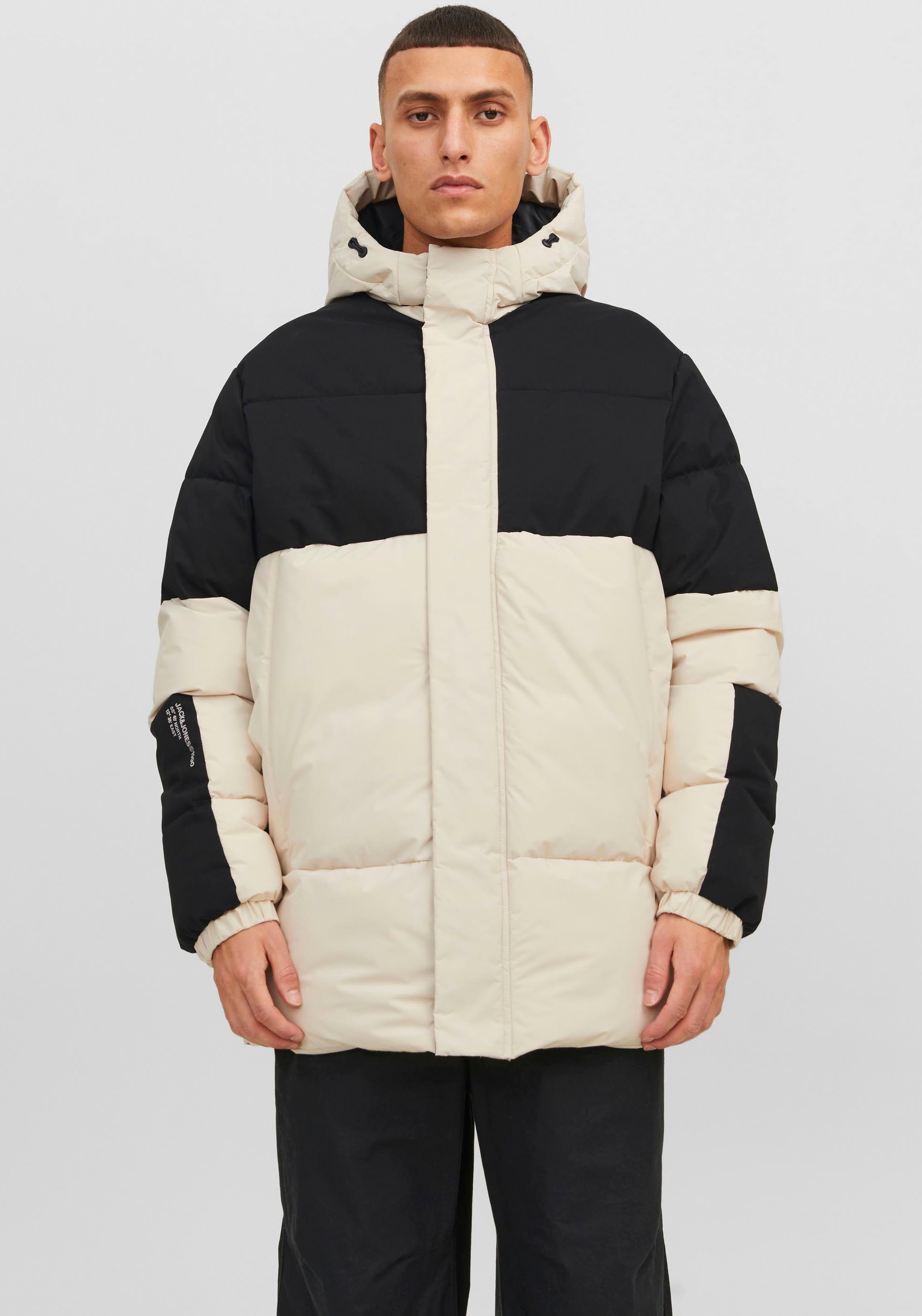 Jack & Jones Steppjacke "JJEFORCE PUFFER SN", mit Kapuze günstig online kaufen