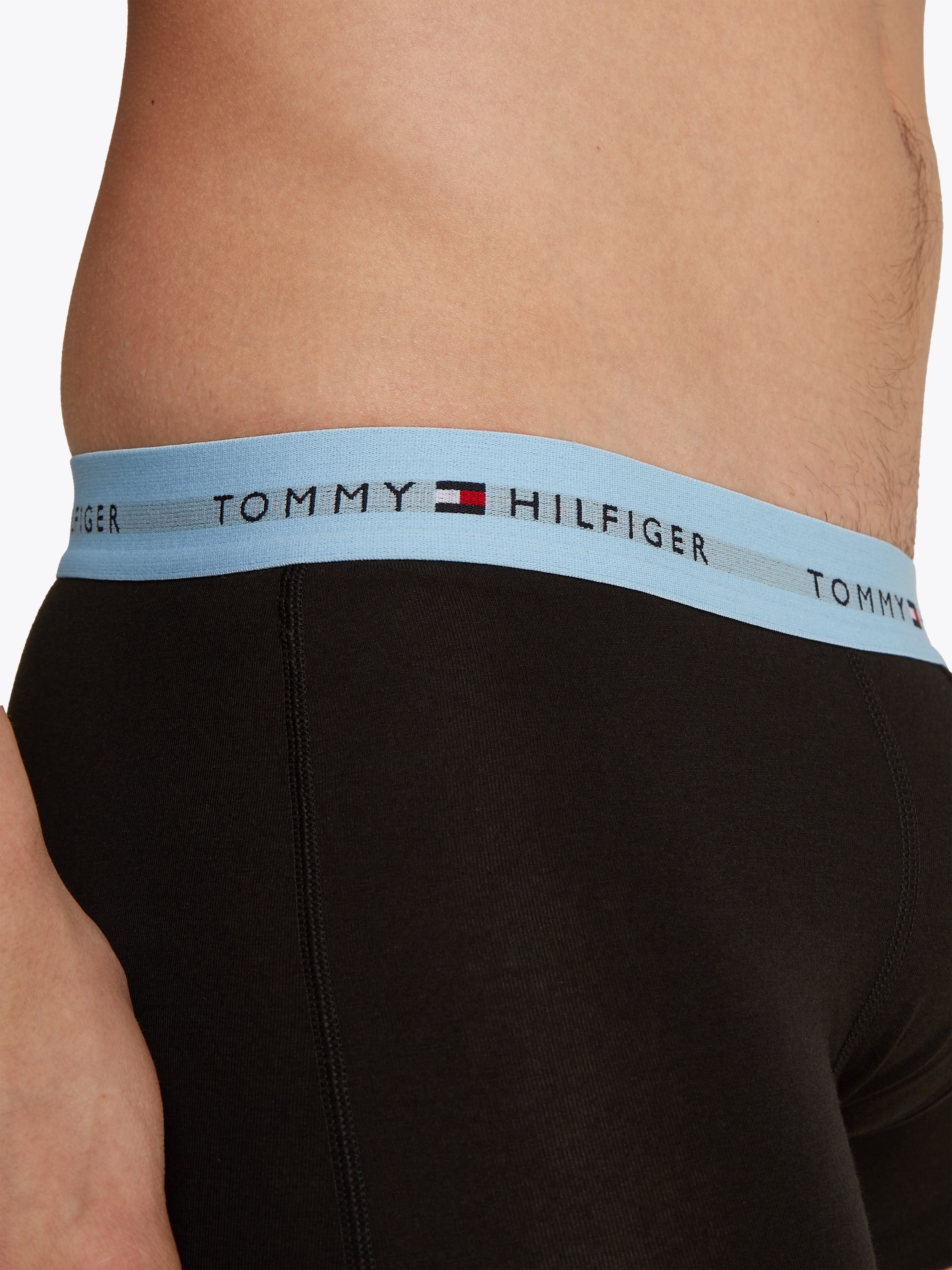 Tommy Hilfiger Underwear Trunk »7P TRUNK WB«, (Packung, 7 St., 7er), mit Logobund
