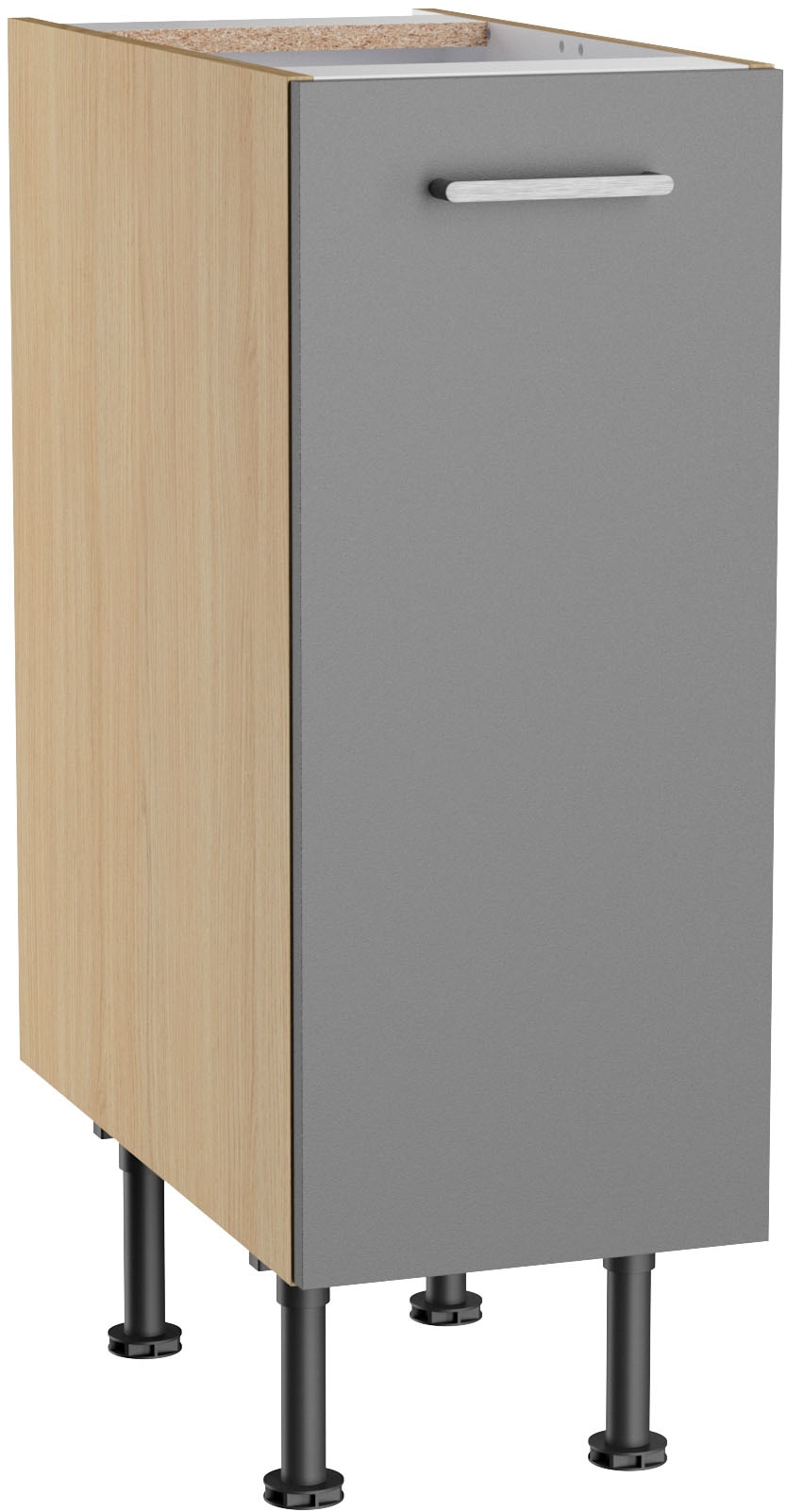 KOCHSTATION 1100000002199 "KS-Lucy" Breite 30 cm, mit 1 Auszug, Soft-Close, höhenverstellbare Füße