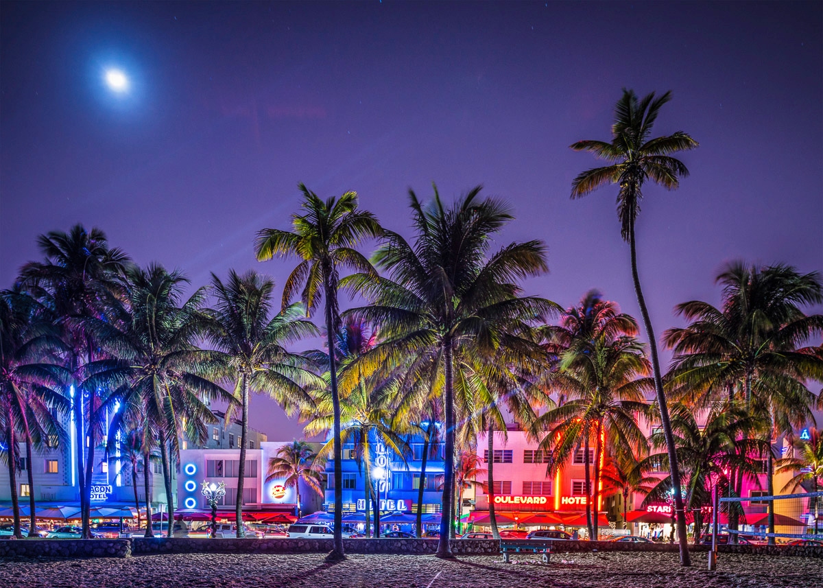 Papermoon Fototapete »South Beach Miami«