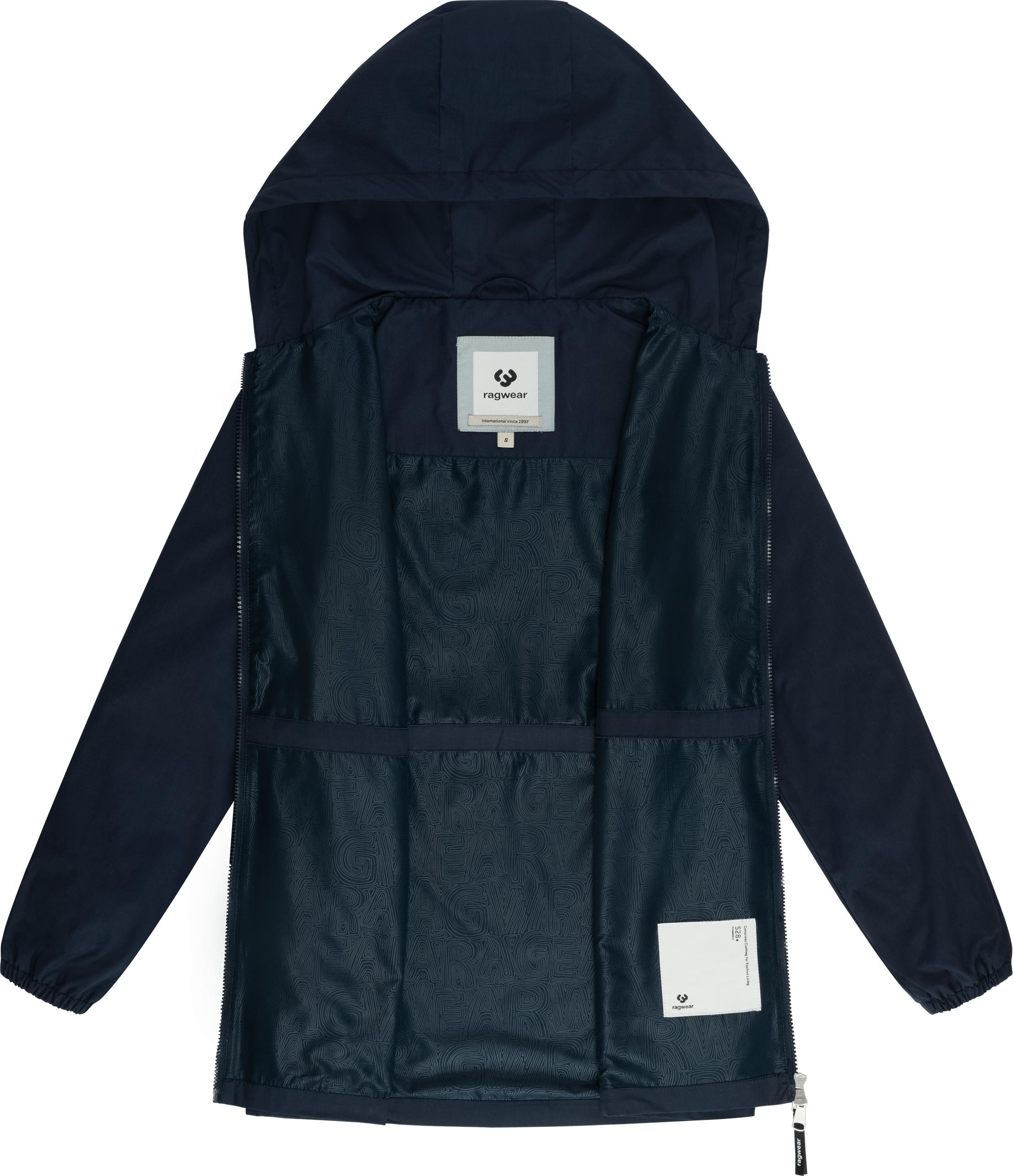 Ragwear Outdoorjacke »Monadissimo B«, mit Kapuze, Leichte Kapuzenjacke mit Taillenzugband