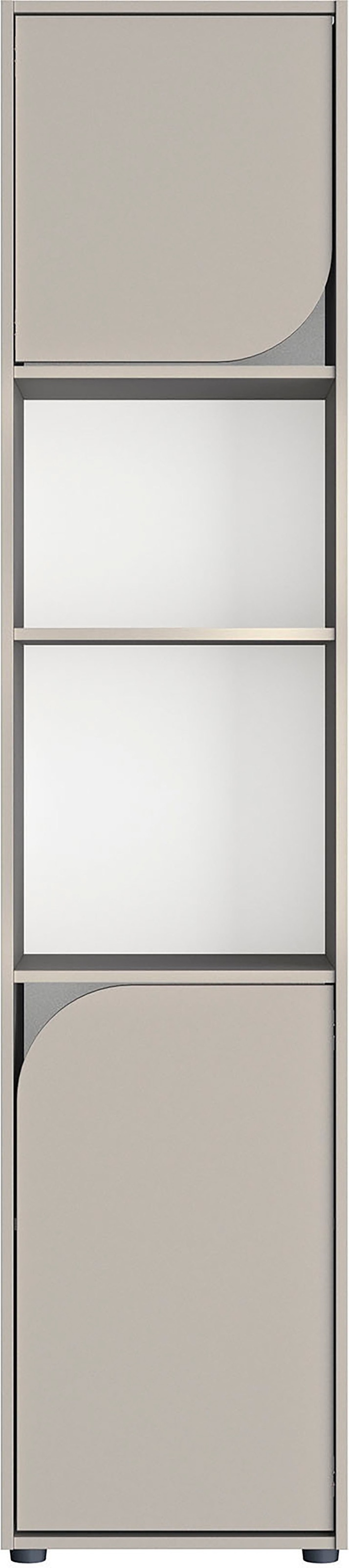 Gami Kleiderschrank »2-türiges Bücherregal«, Ein sehr funktioneller Schrank mit Regal.