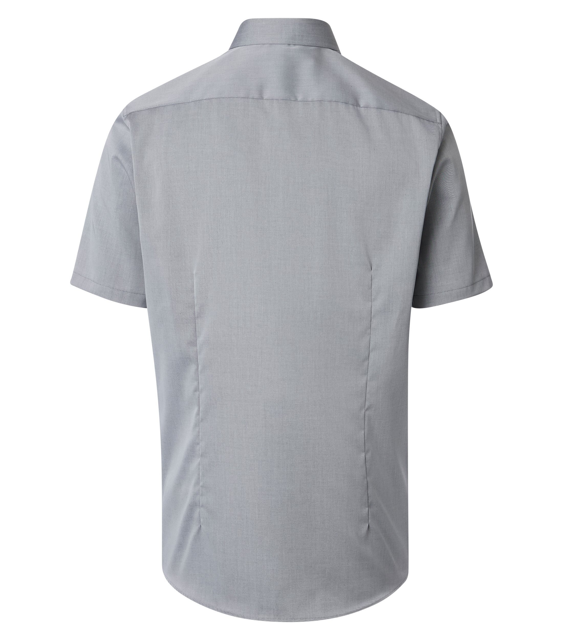 VENTI Business Shirt Short Sleeve Solid Gray 50 4
