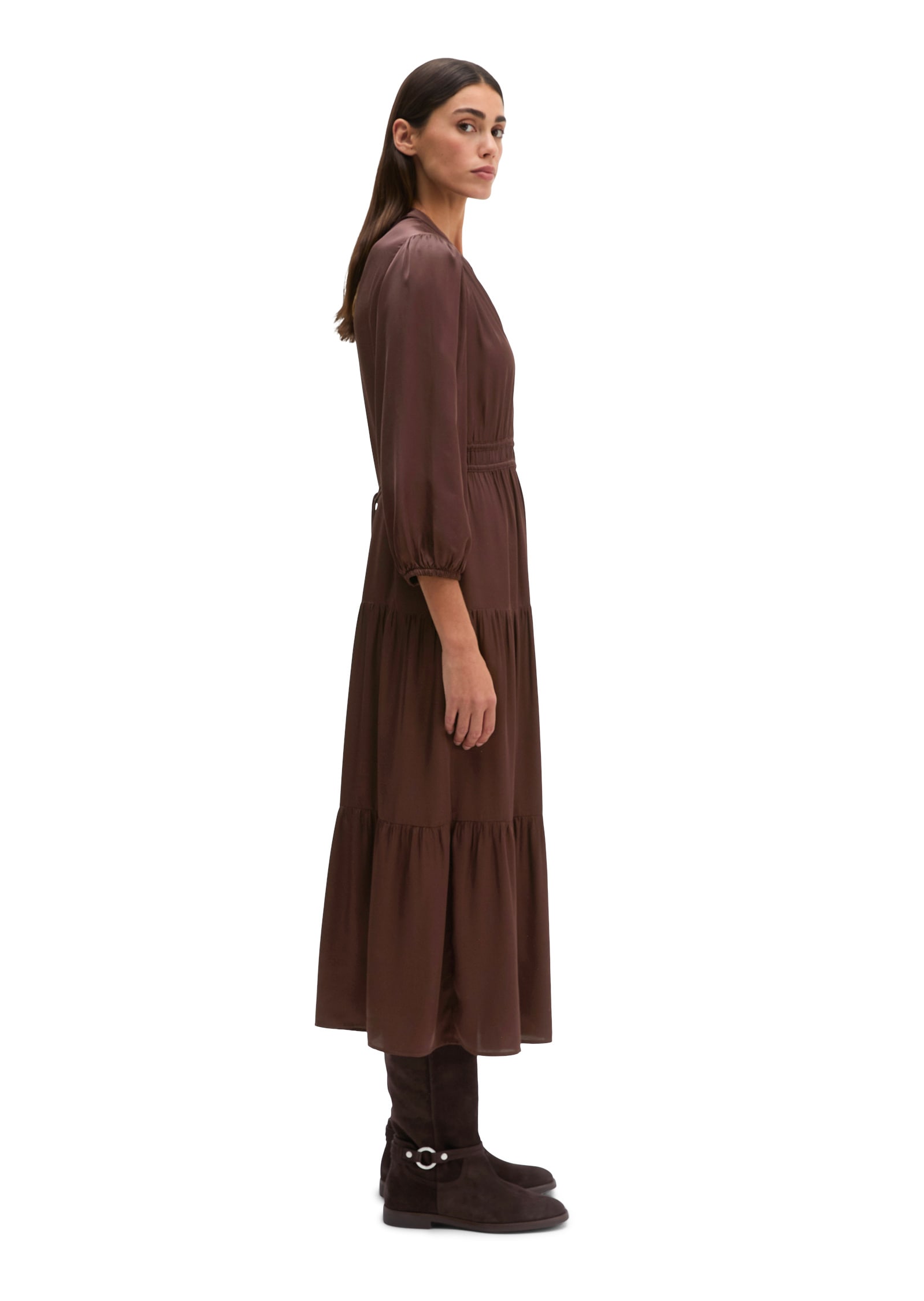 Marc O'Polo Midikleid »aus fließendem Viskose-Satin«